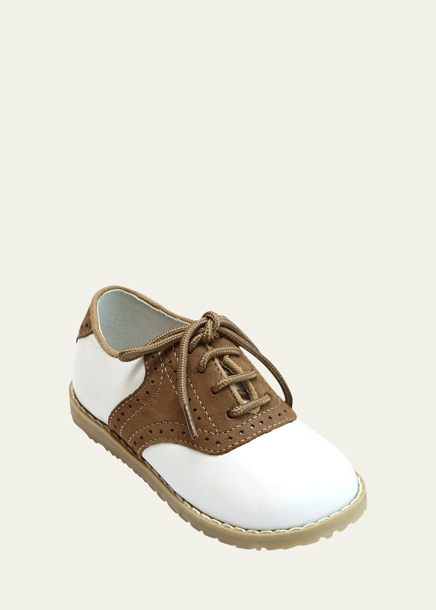 L Amour Shoes Boy s Luke Two Tone Leather Saddle Shoes Baby Toddler Kids Bergdorf Goodman