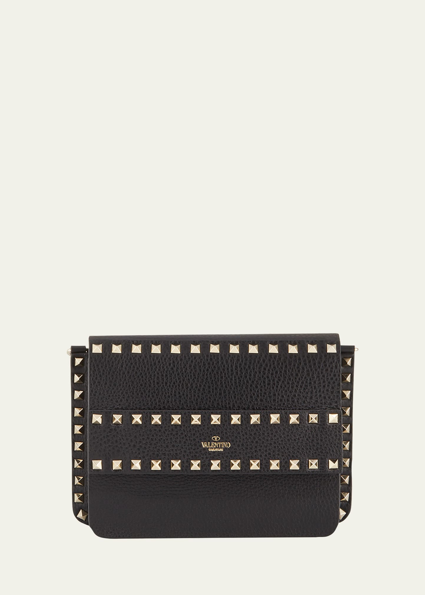 Valentino Garavani Rolling Rockstud Small Shoulder Bag, Black - Bergdorf  Goodman