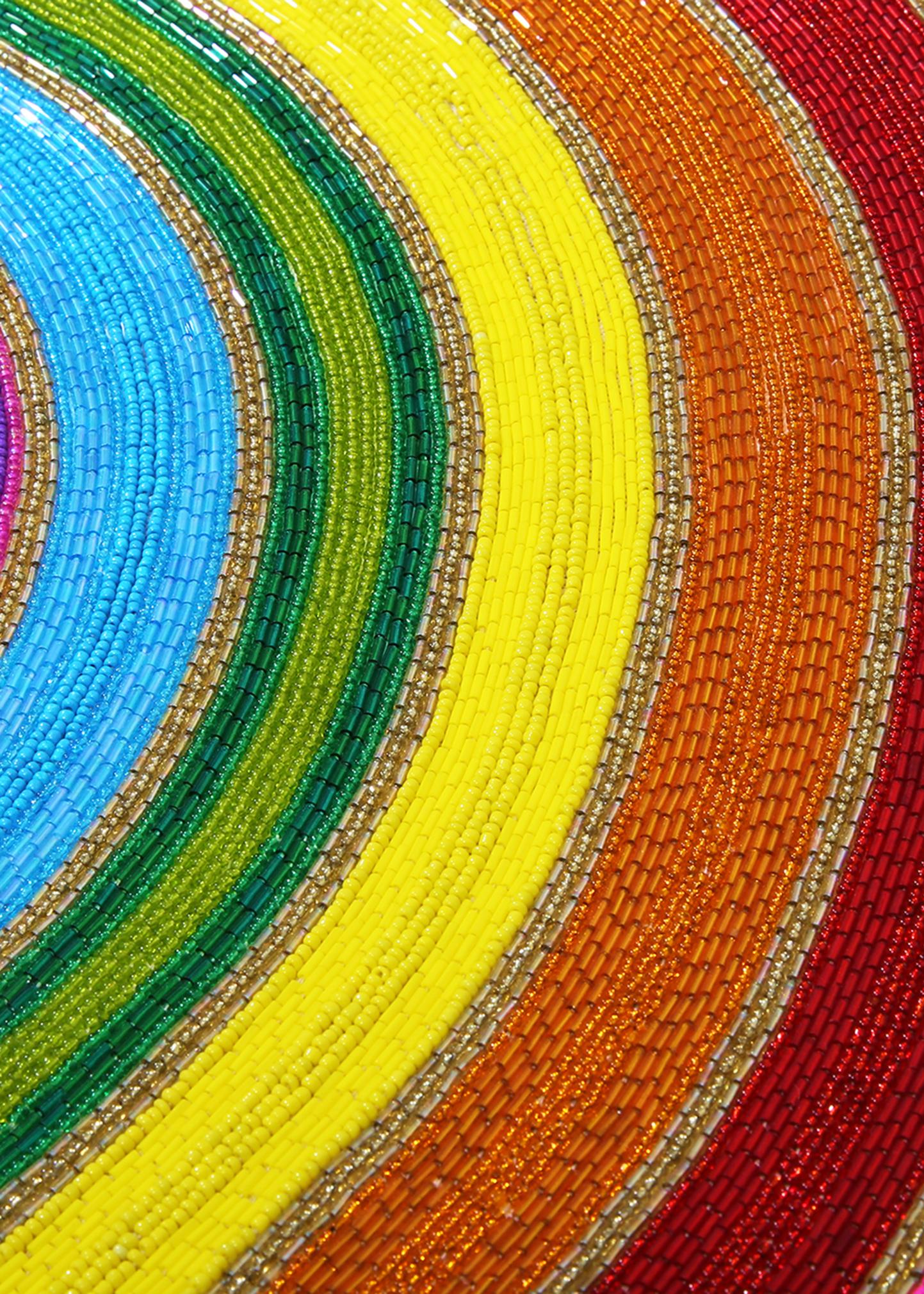Jonathan Adler Rainbow Hand Beaded Wall Art - Bergdorf Goodman