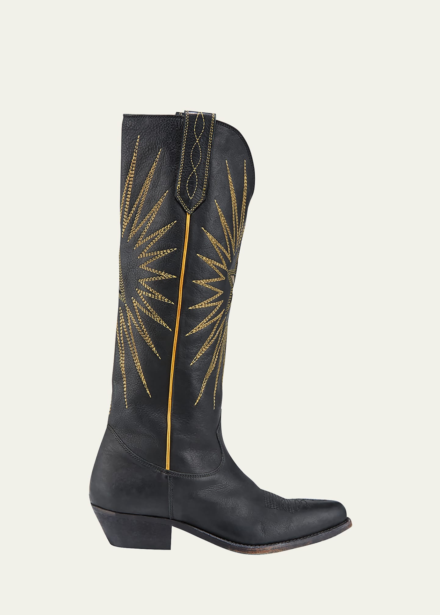 Golden Goose Wish Star Stitched Knee Boots Bergdorf Goodman