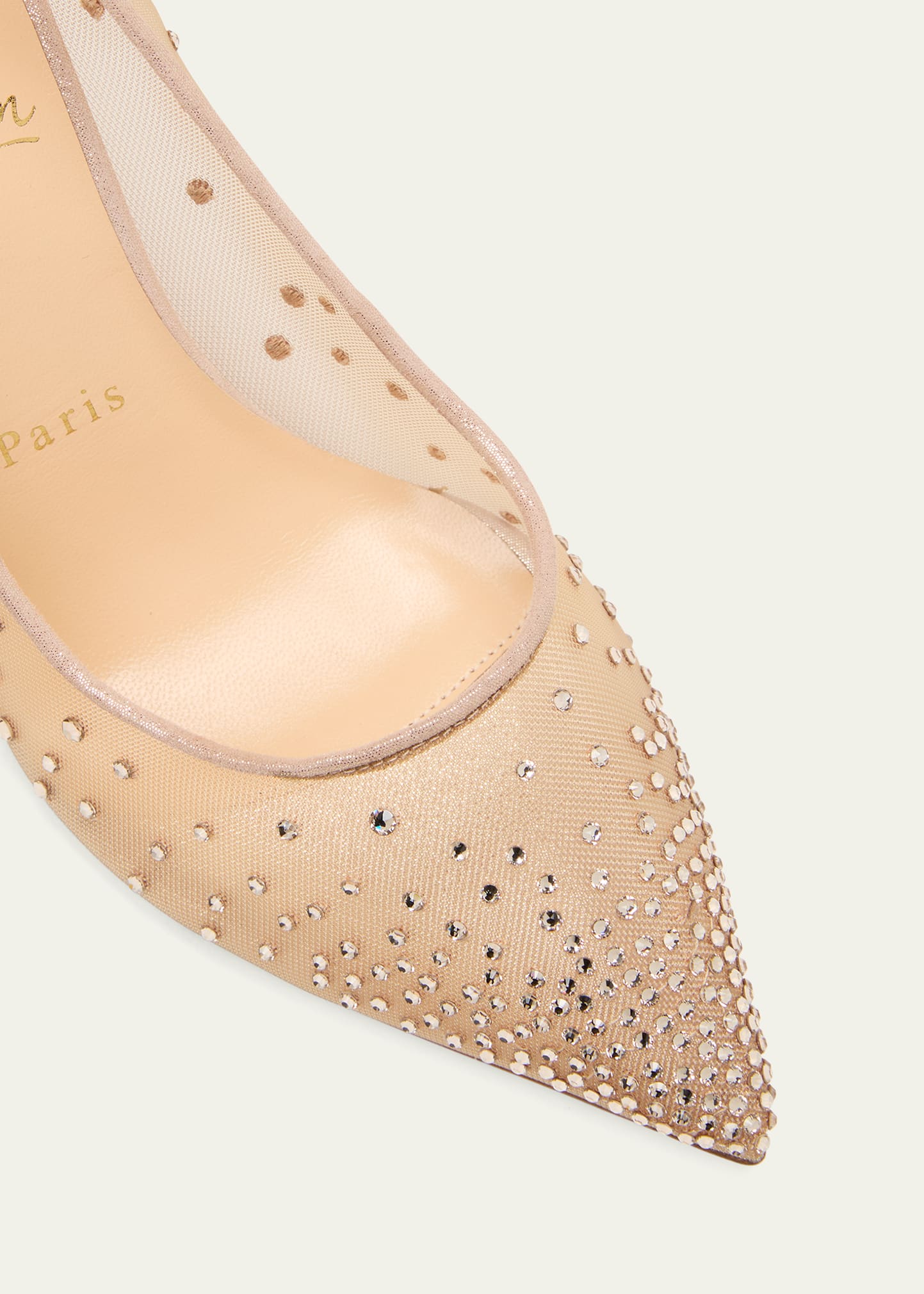 Christian Louboutin Follies Strass Red Sole Pumps - Bergdorf Goodman