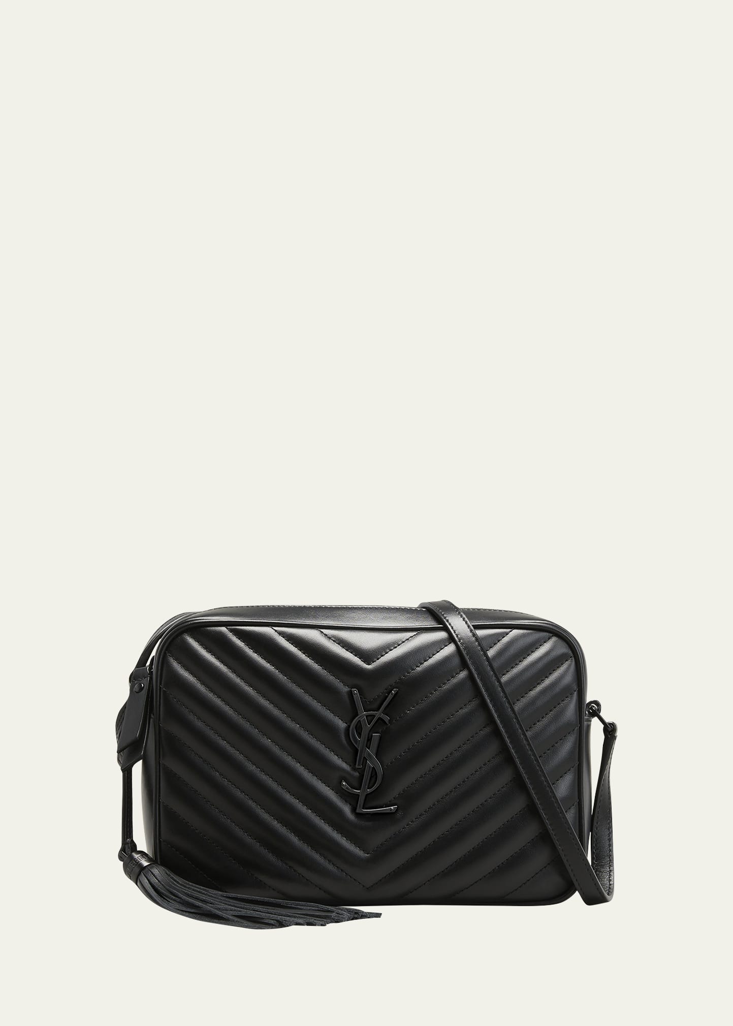 Saint Laurent Lou Matelasse Calfskin Leather Camera Bag