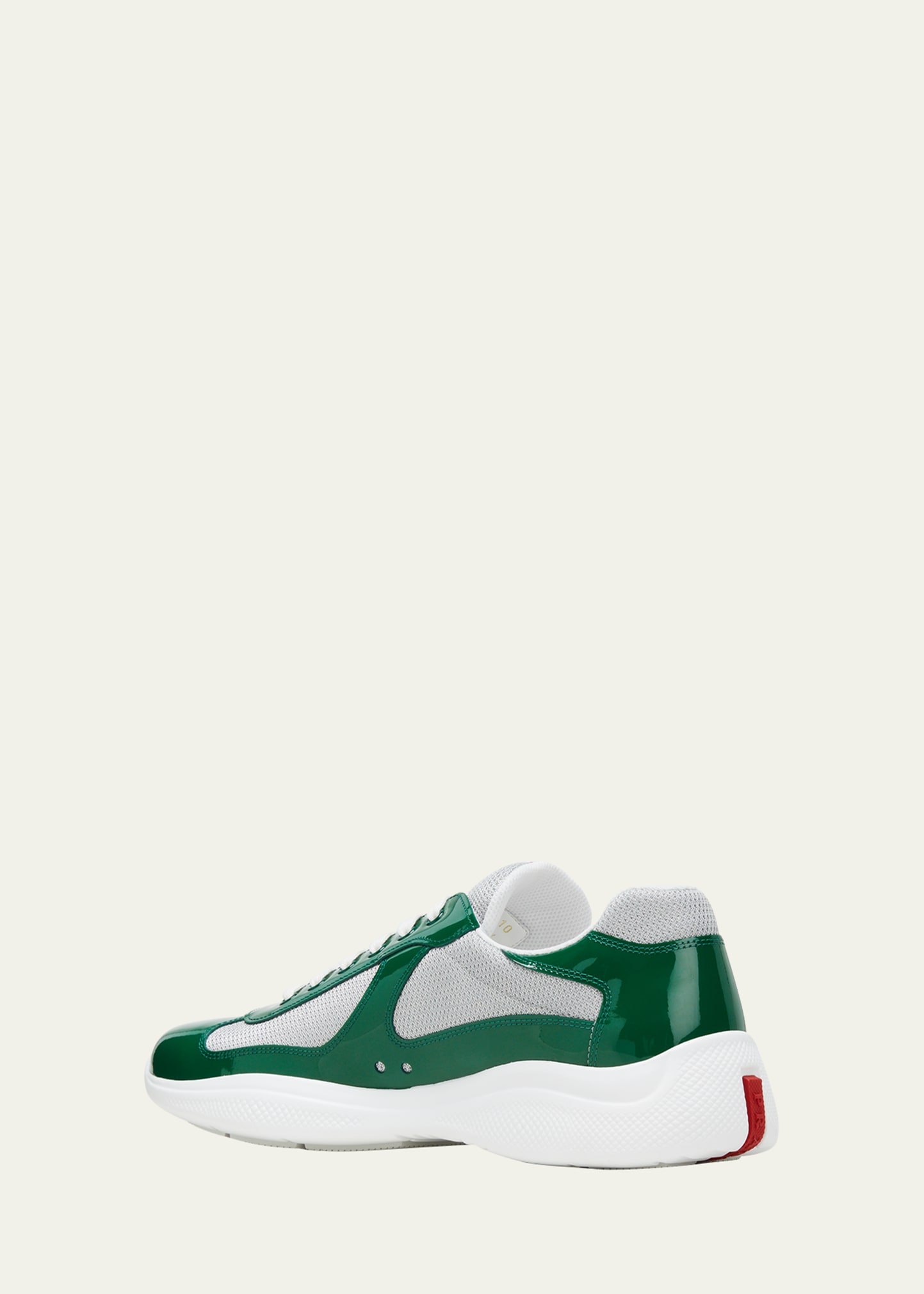 Prada Men's America's Cup Patent Leather Sneakers - Bergdorf Goodman