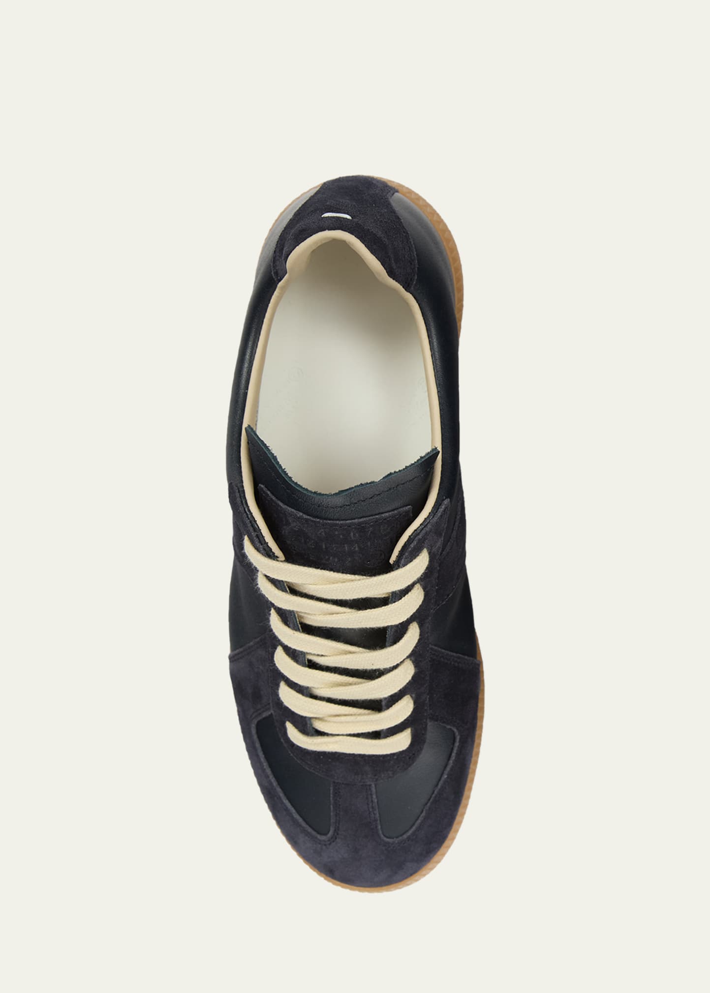 Maison Margiela Replica Suede & Leather Sneakers - Bergdorf Goodman