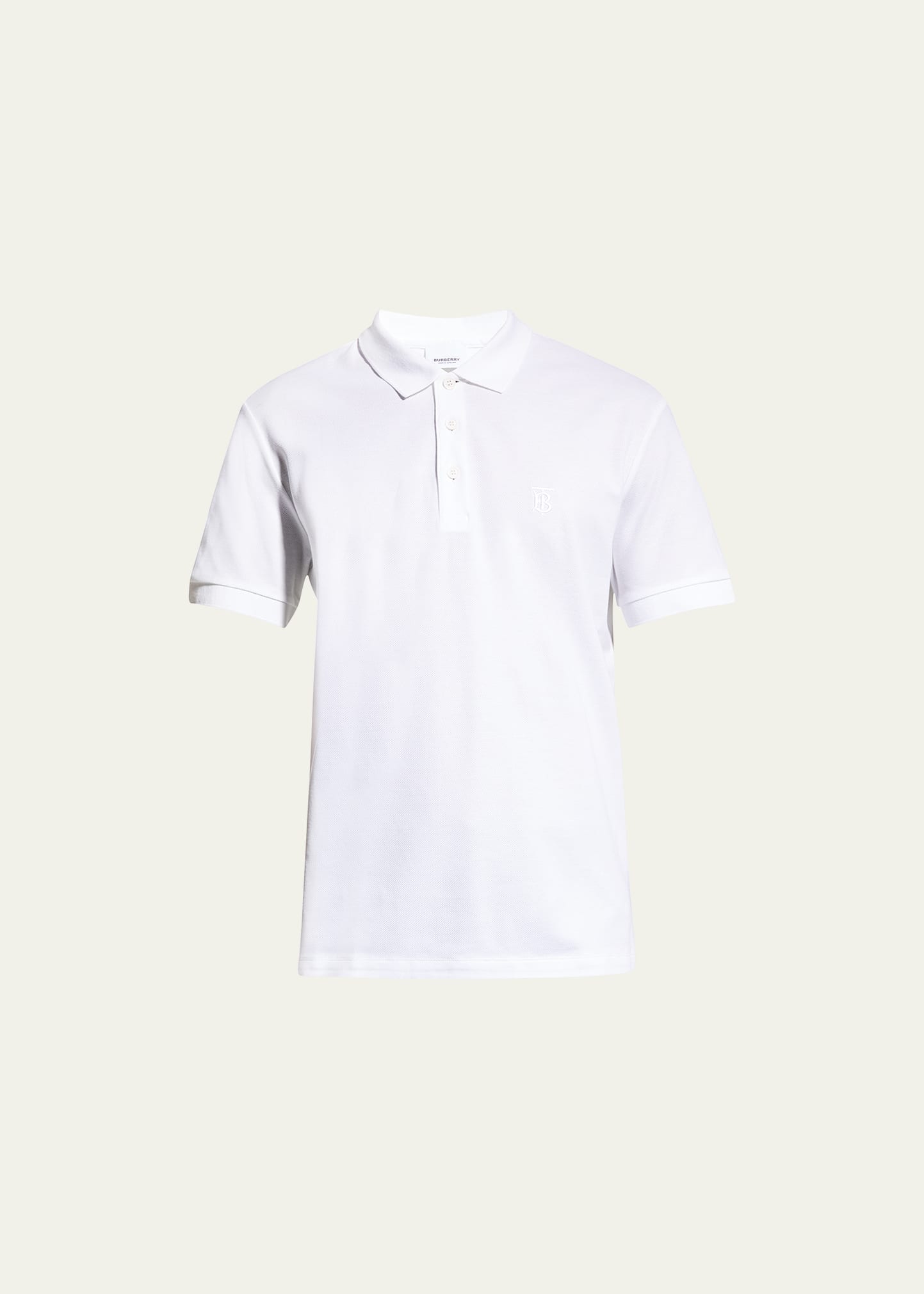 Men's Eddie Polo Shirt In Organic Piqué by Burberry