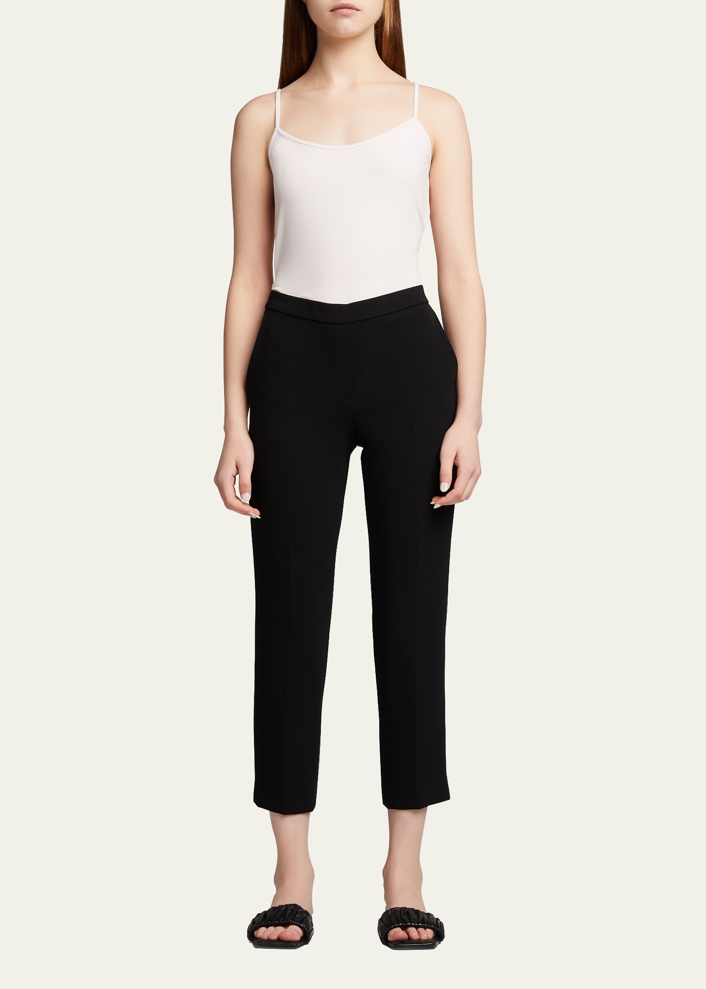 Majestic Scoop Neck Camisole Tee In Petale