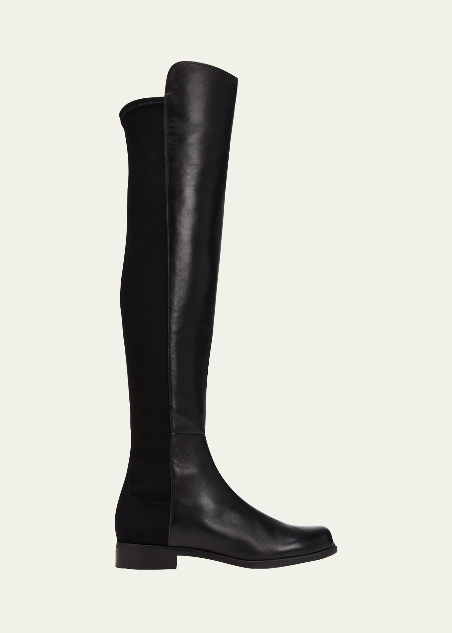 Stuart Weitzman Kristie Python-Print Leather Tall Boots - Bergdorf Goodman