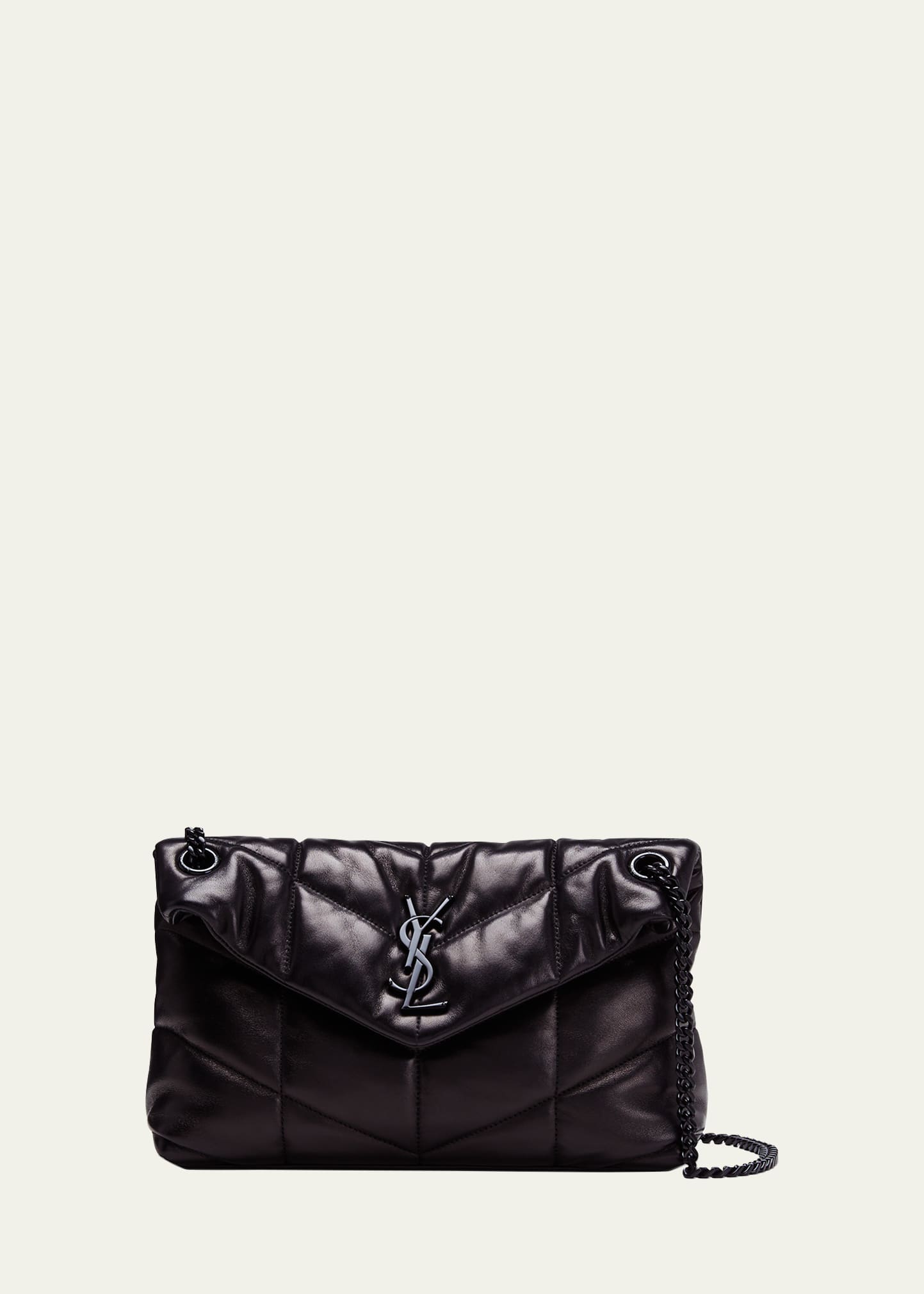 Saint Laurent Loulou Small YSL Quilted Calfskin Flap Shoulder Bag -  Bergdorf Goodman