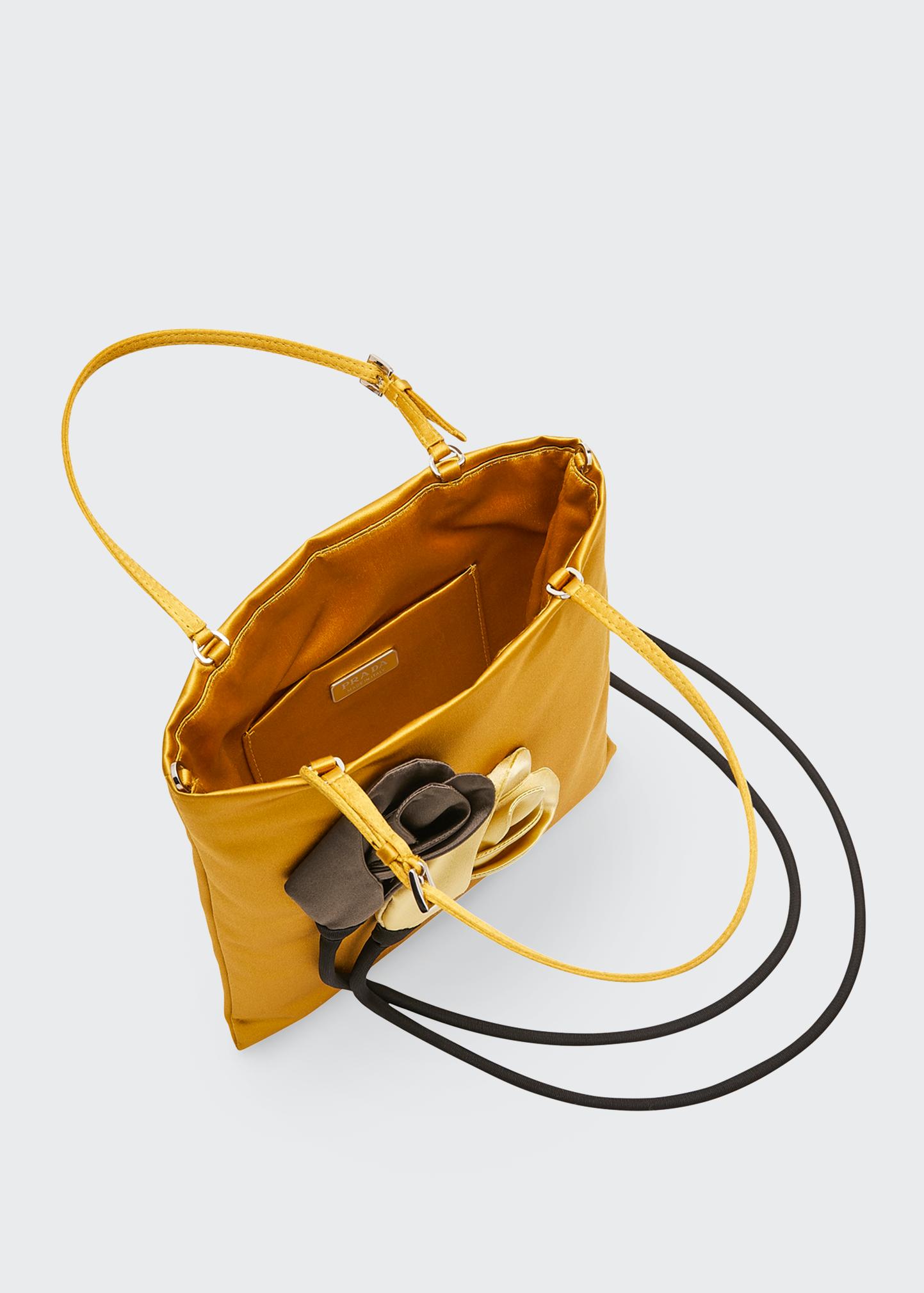 Prada Satin Flower Tote Bag - Bergdorf Goodman
