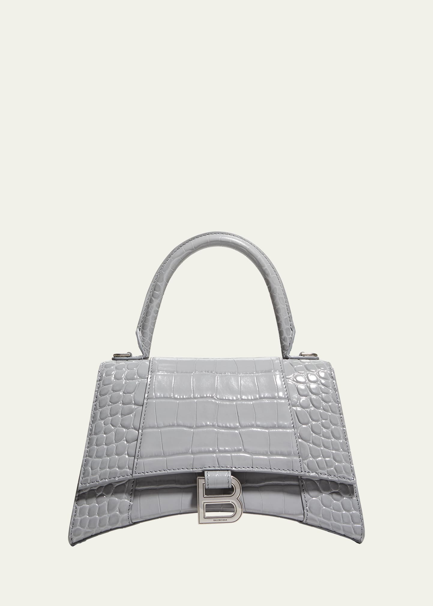 Balenciaga Hourglass XS Glitter Top-Handle Bag - Bergdorf Goodman