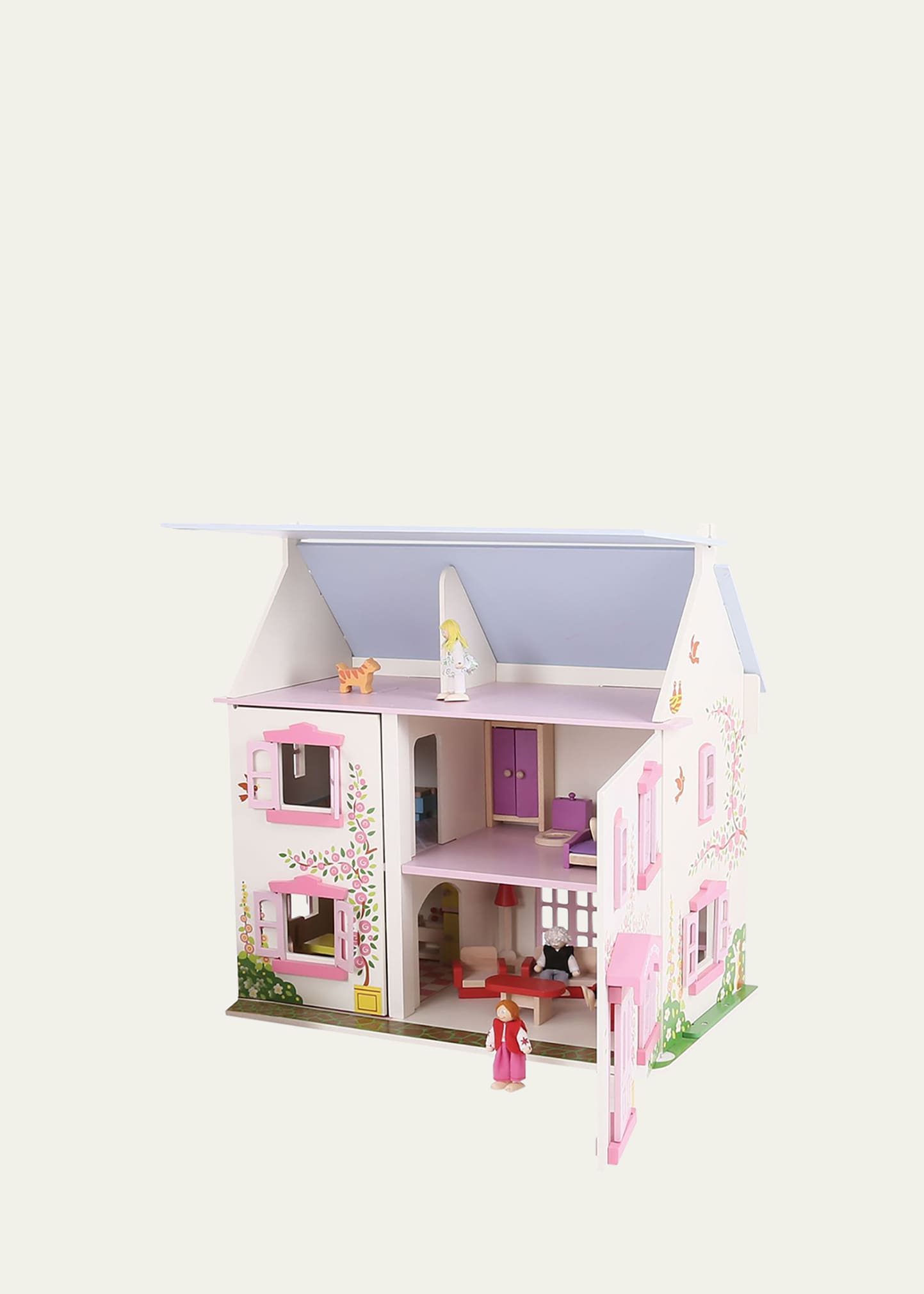 Bigjigs Toys Rose Cottage Playset