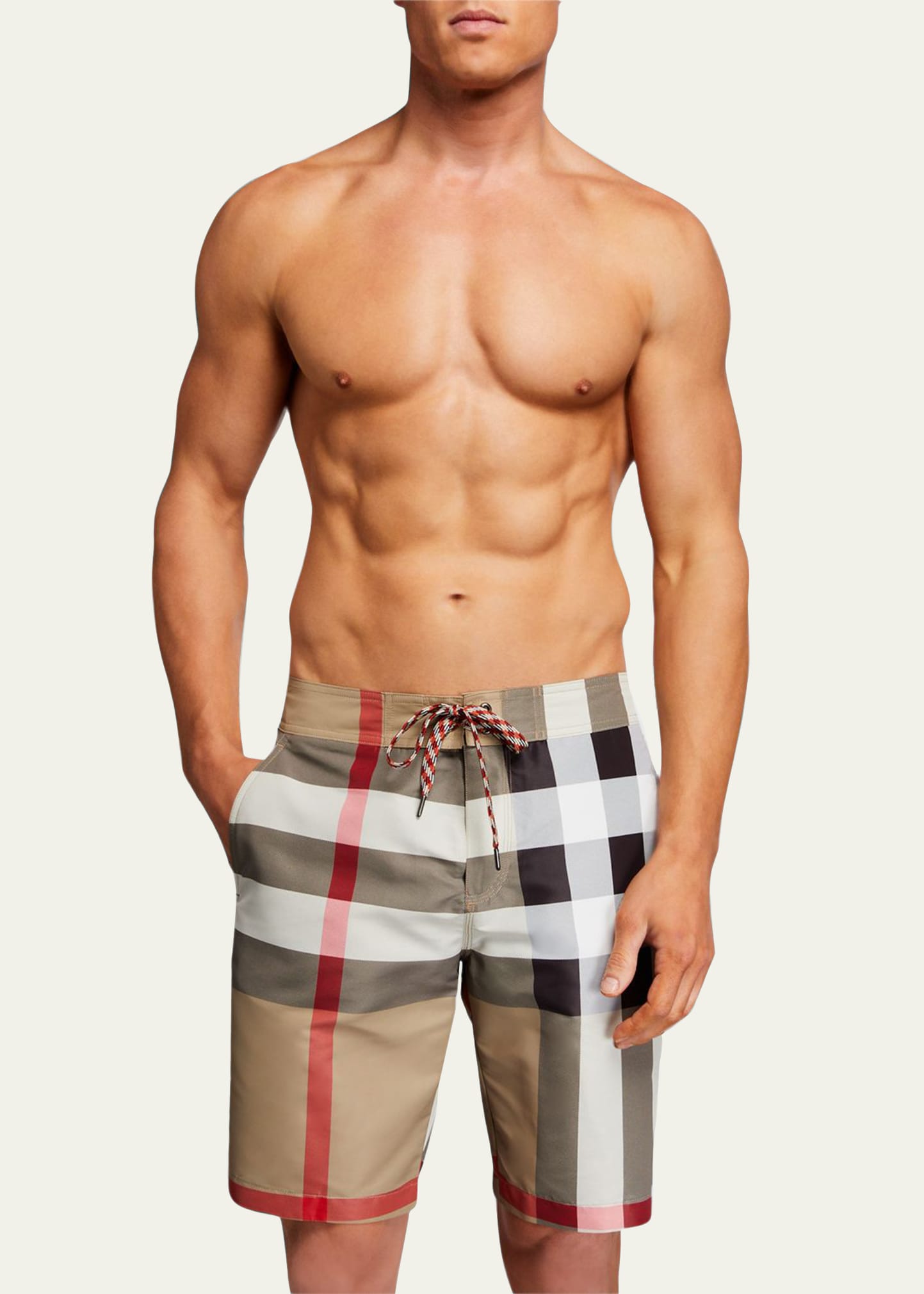 Mens burberry swim trunks online