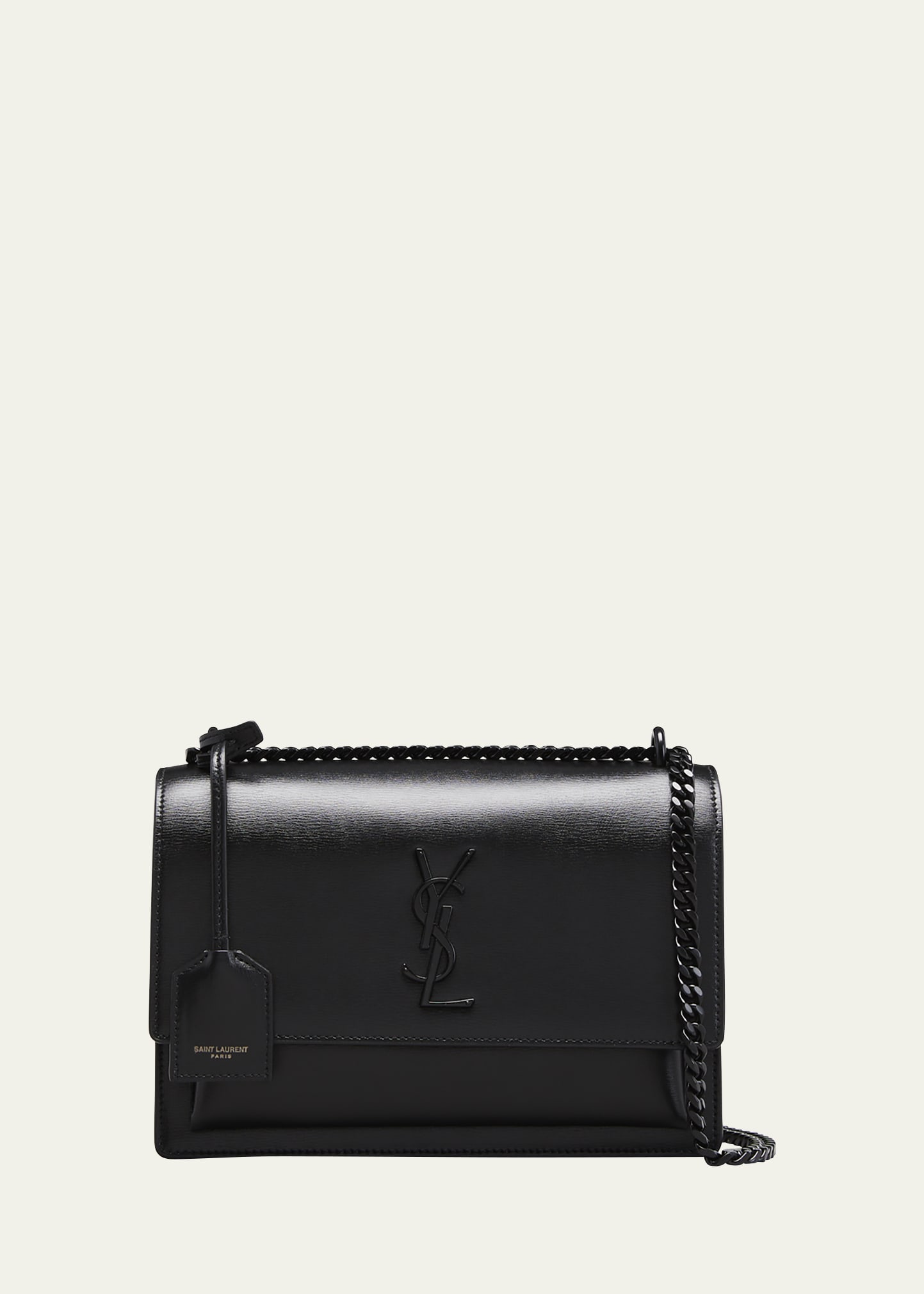 Saint Laurent Monogram Blogger Crossbody Bag, White Gray (Blanc Grise) -  Bergdorf Goodman