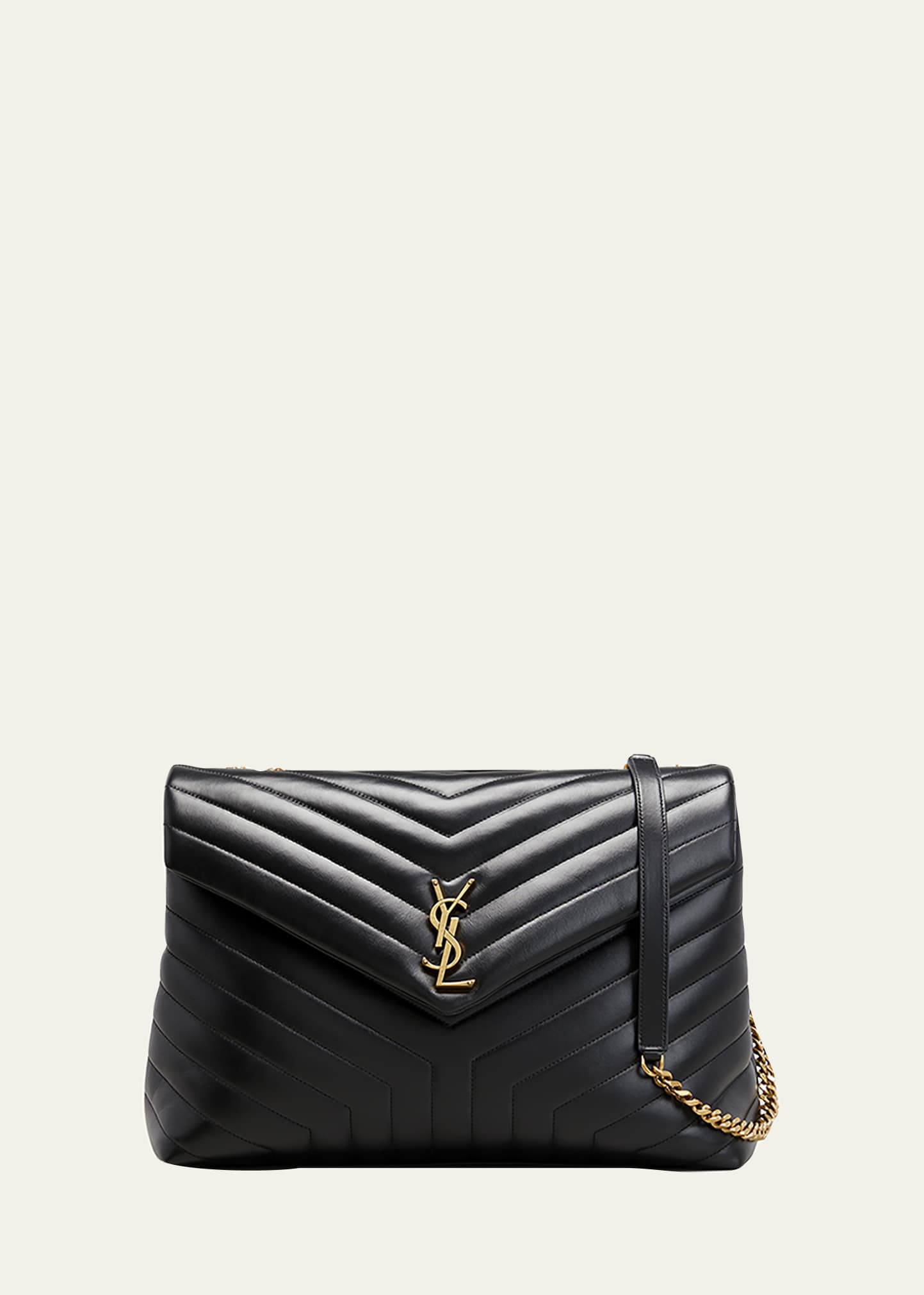 Saint Laurent Small YSL Monogram Leather Satchel Bag - Bergdorf