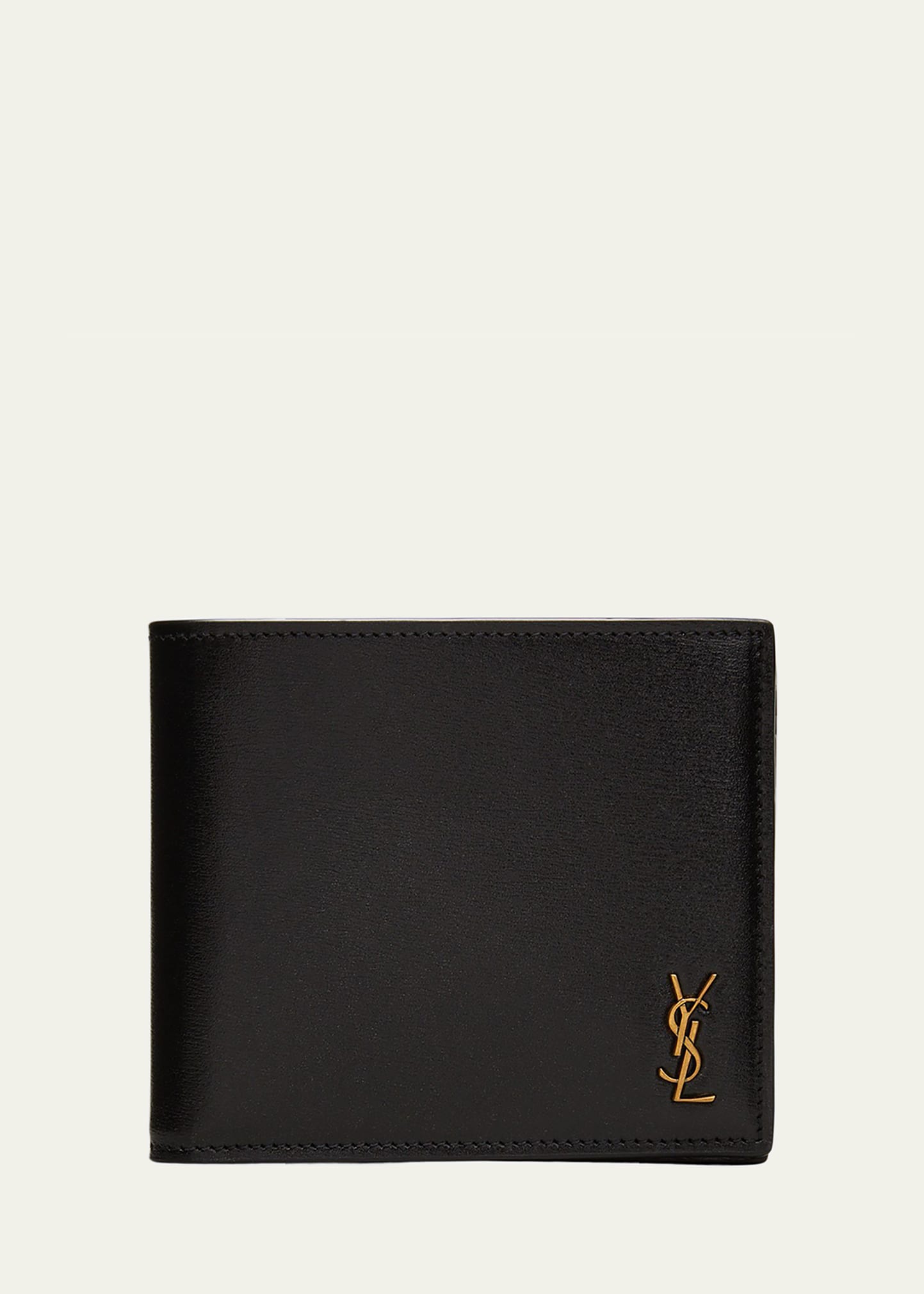 Saint Laurent Men's Monogram East/West Bifold Wallet