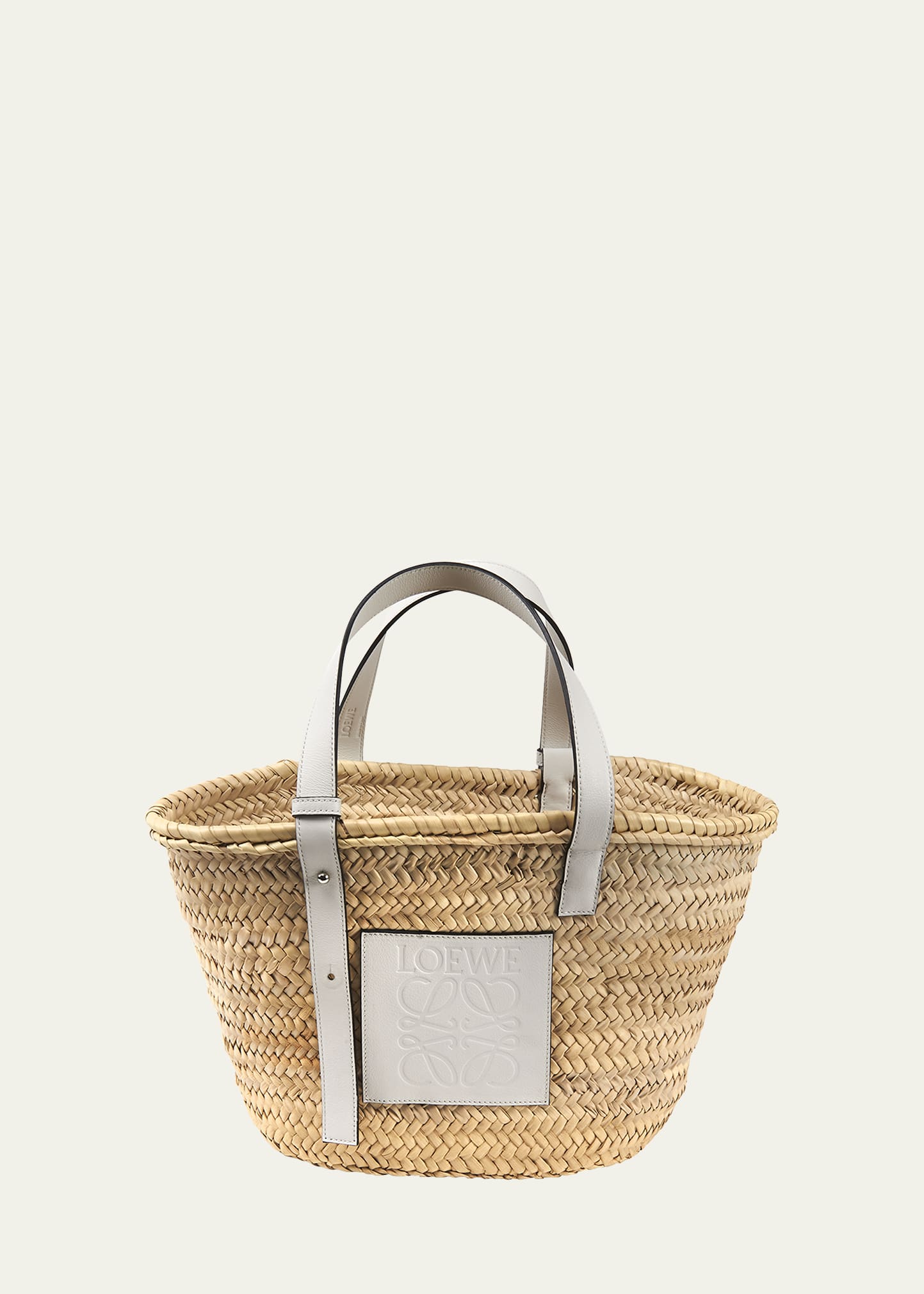 Loewe x Paula's Ibiza Anagram Small Straw Basket Tote Bag - Bergdorf Goodman