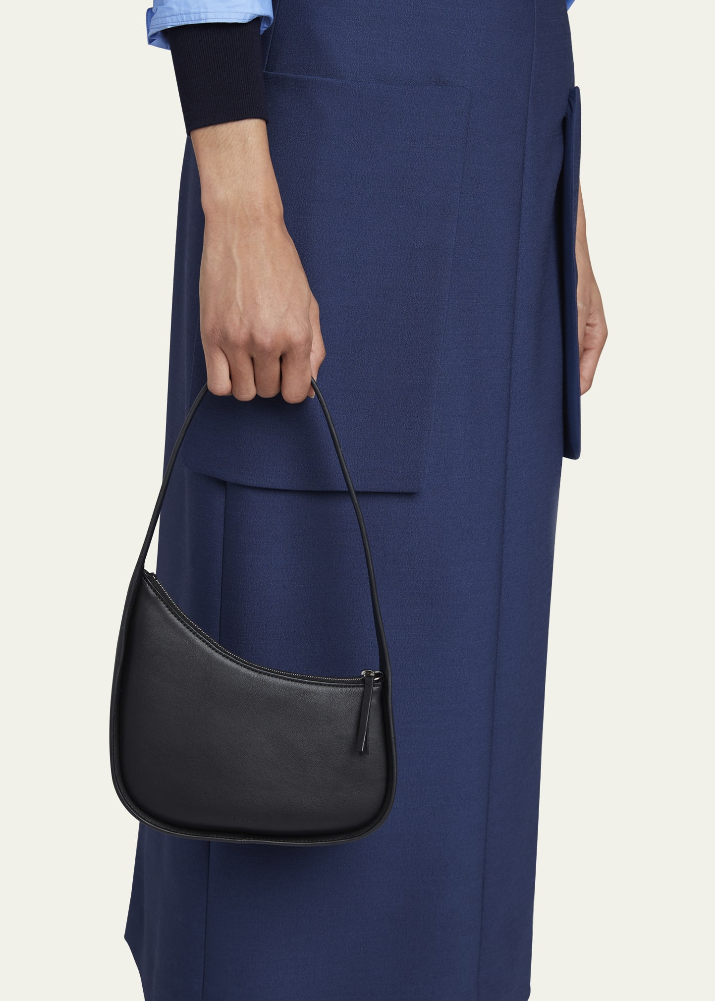 THE ROW Half Moon Shoulder Bag in Smooth Calfskin - Bergdorf