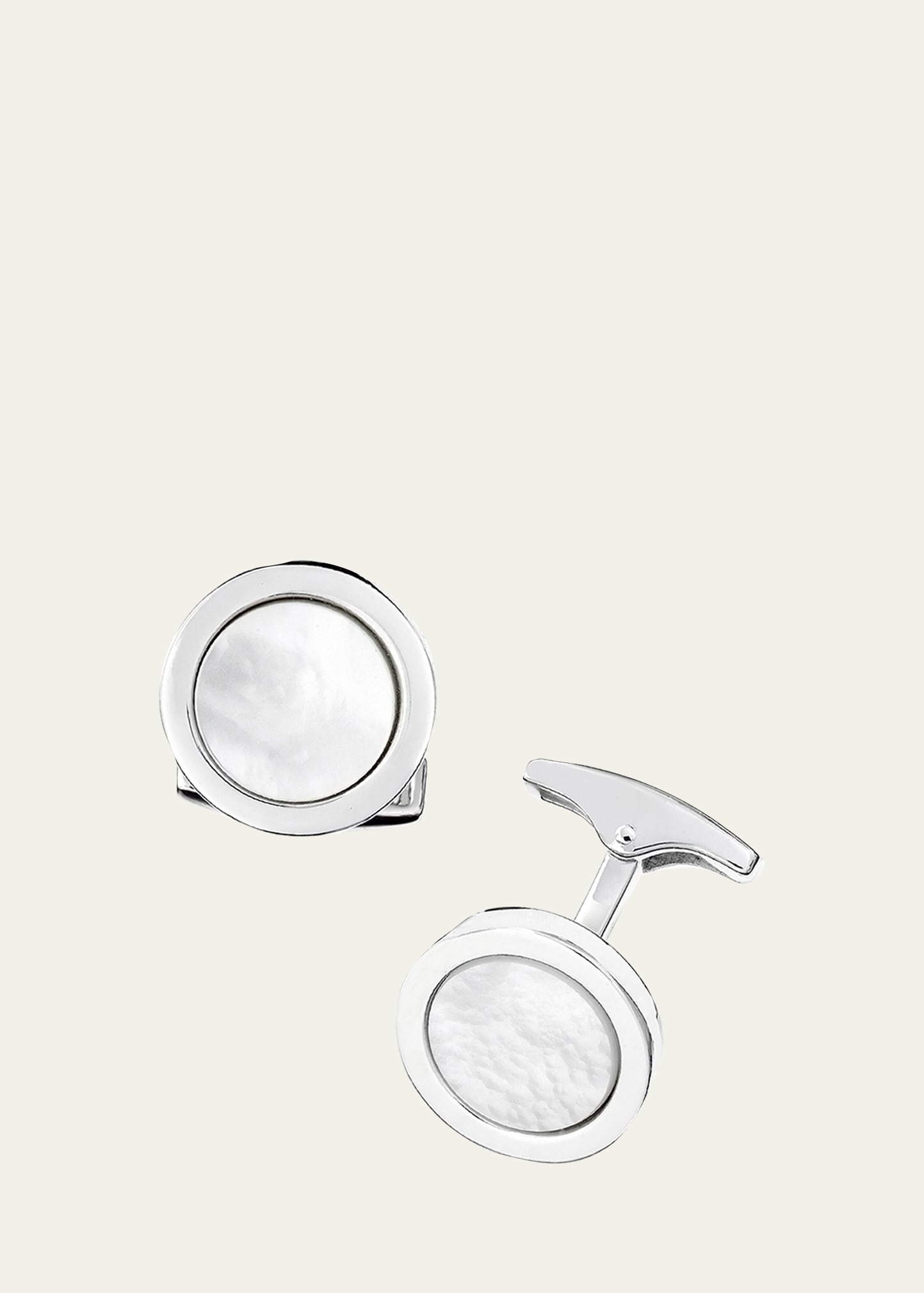 Jan Leslie Men's 925 Round Mother-of-Pearl Cufflinks - Bergdorf