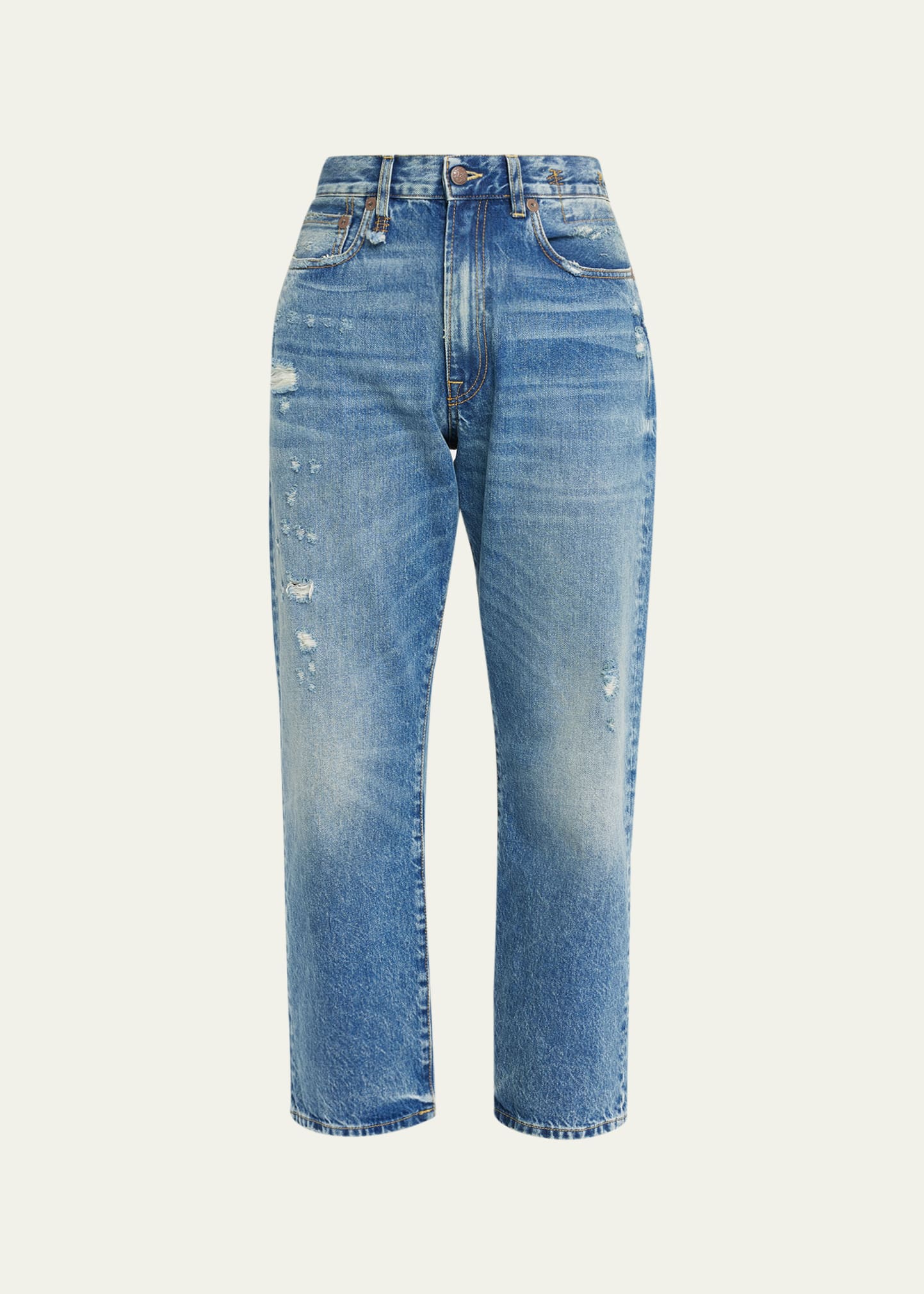 R13 Distressed Boyfriend Jeans Bergdorf Goodman