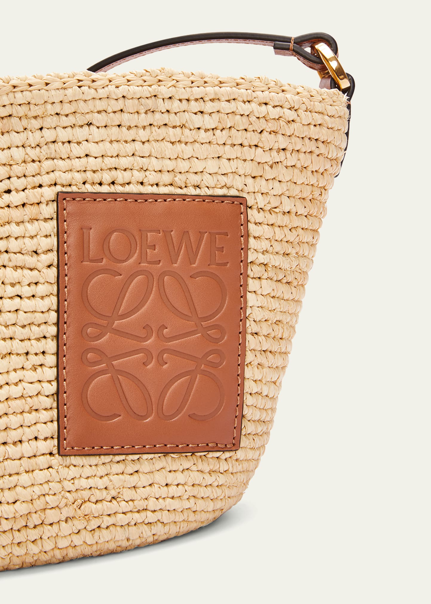 Loewe x Paula's Ibiza Pochette Medium Raffia Crossbody Bag