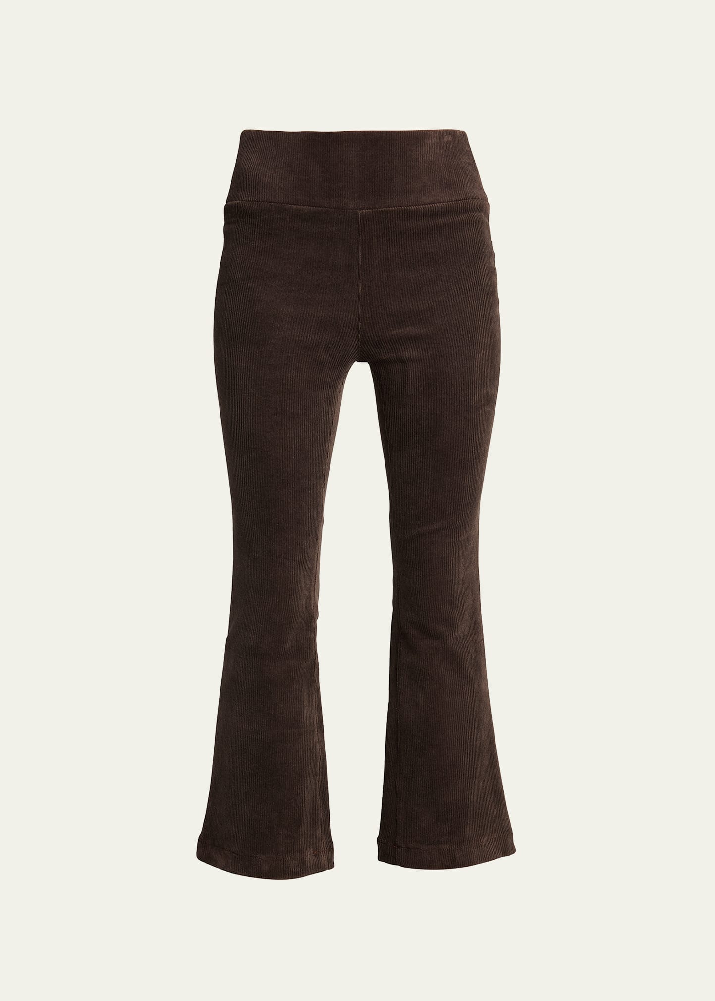 SPRWMN Suede Flared Pants in Brown