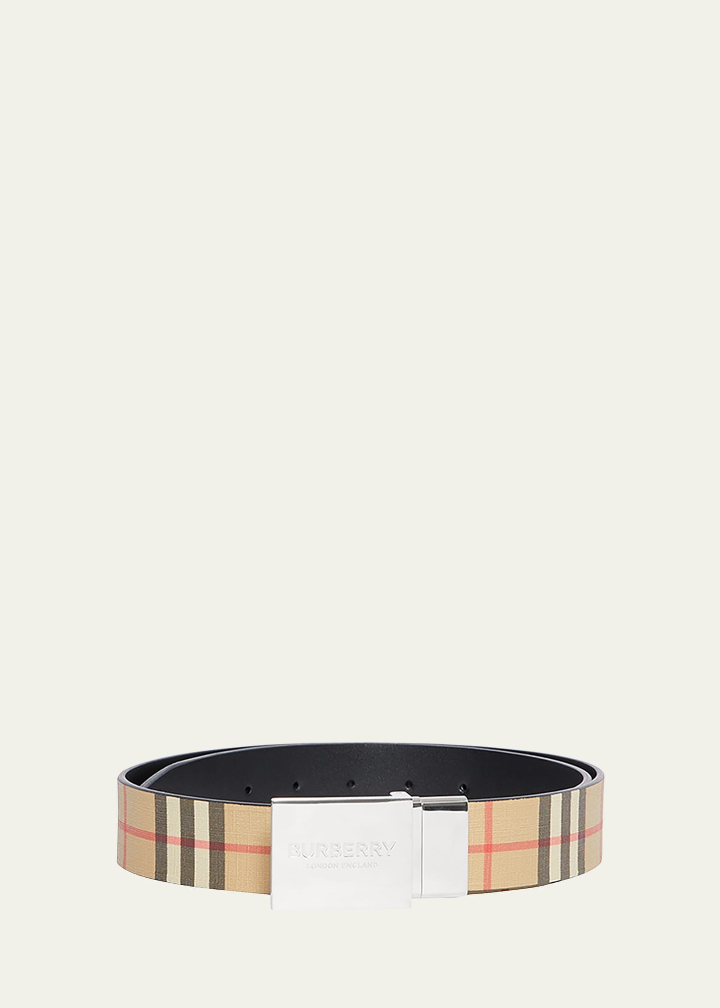 Burberry Men's Signature Check Belt