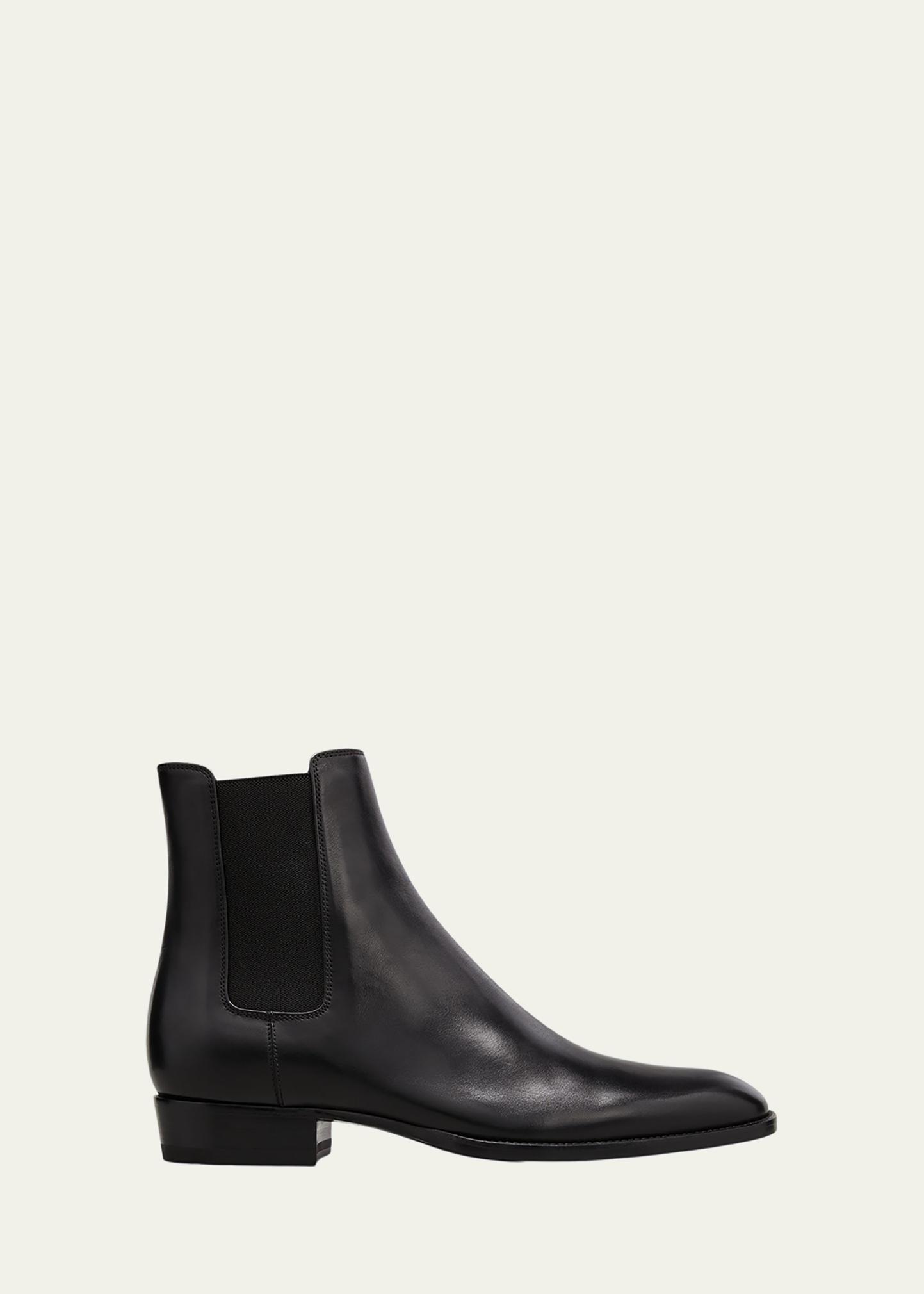 Authentic Men’s Saint Laurent Wyatt 30 Chelsea Boots Brand New SAINT LAURENT Wyatt 30 Suede Chelsea Boots Brown | REVERSIBLE main image 4