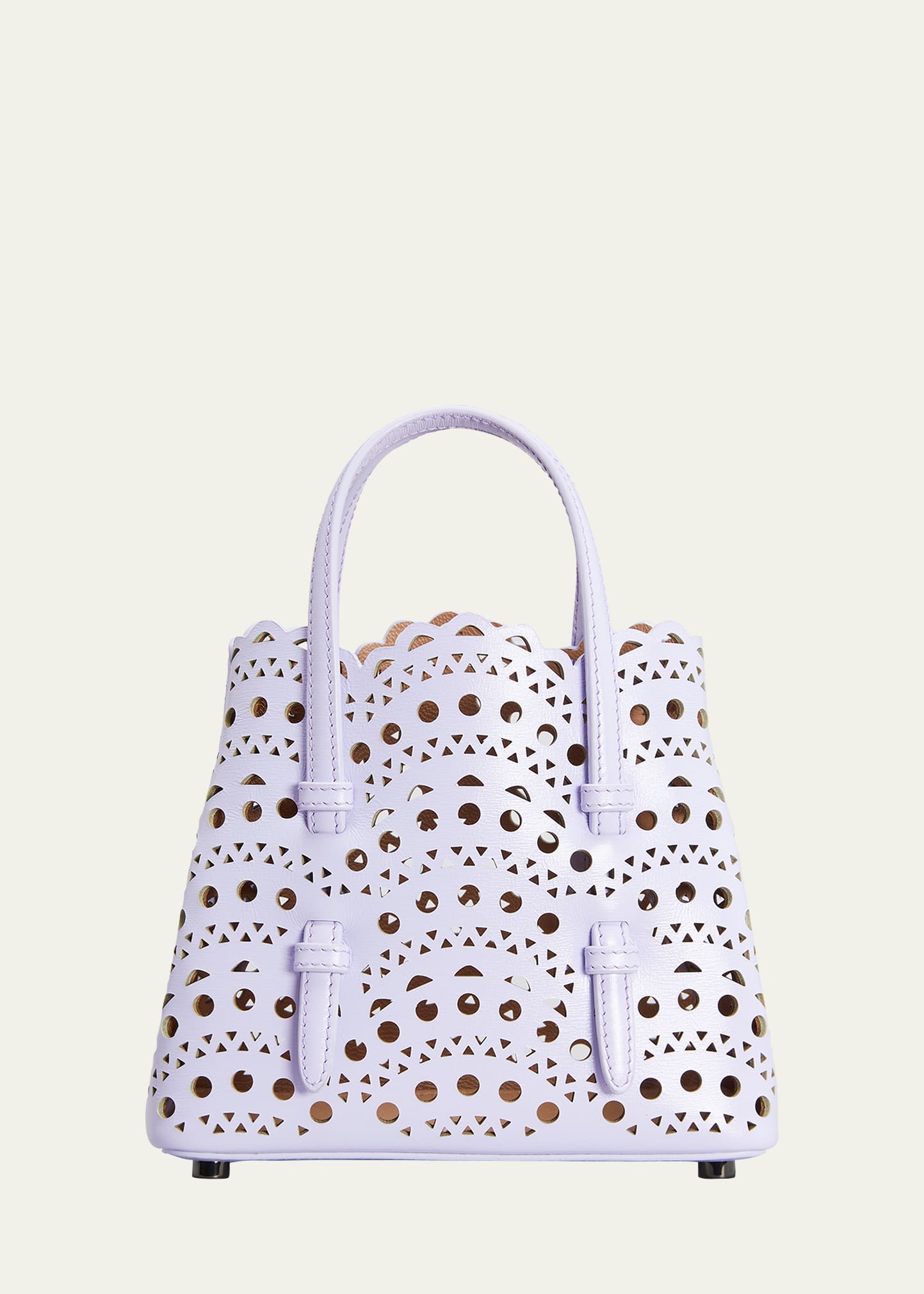 ALAIA Garance Phone Perforated Shoulder Bag - Bergdorf Goodman