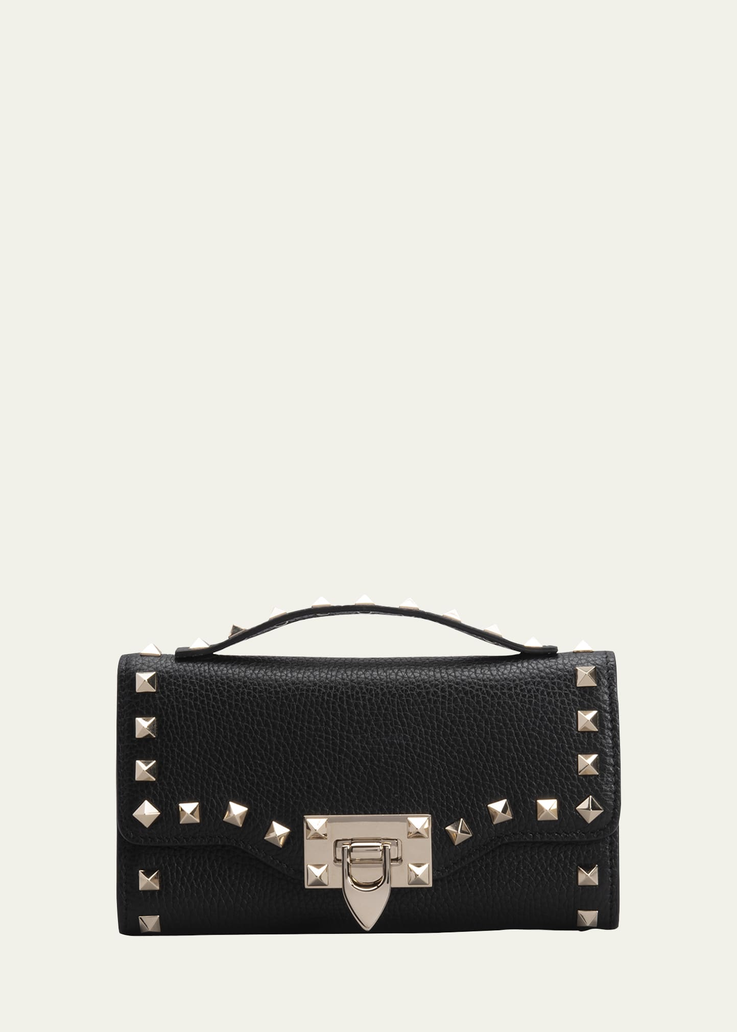 Valentino Garavani Men's Rockstud Pet Crossbody Bag - Black - Messenger