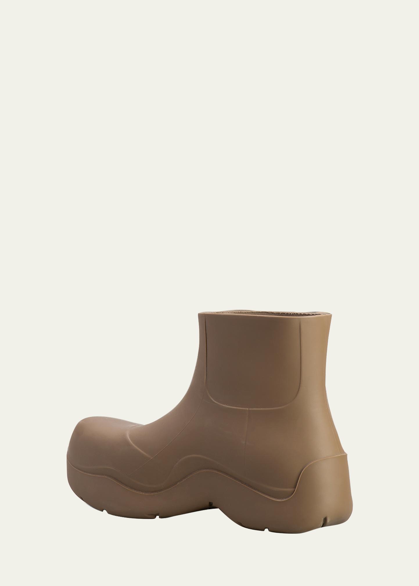 BOTTEGA VENETA Puddle Boots ダークブラウン 37 Bottega Veneta Men's The Puddle Boots - Bergdorf Goodman