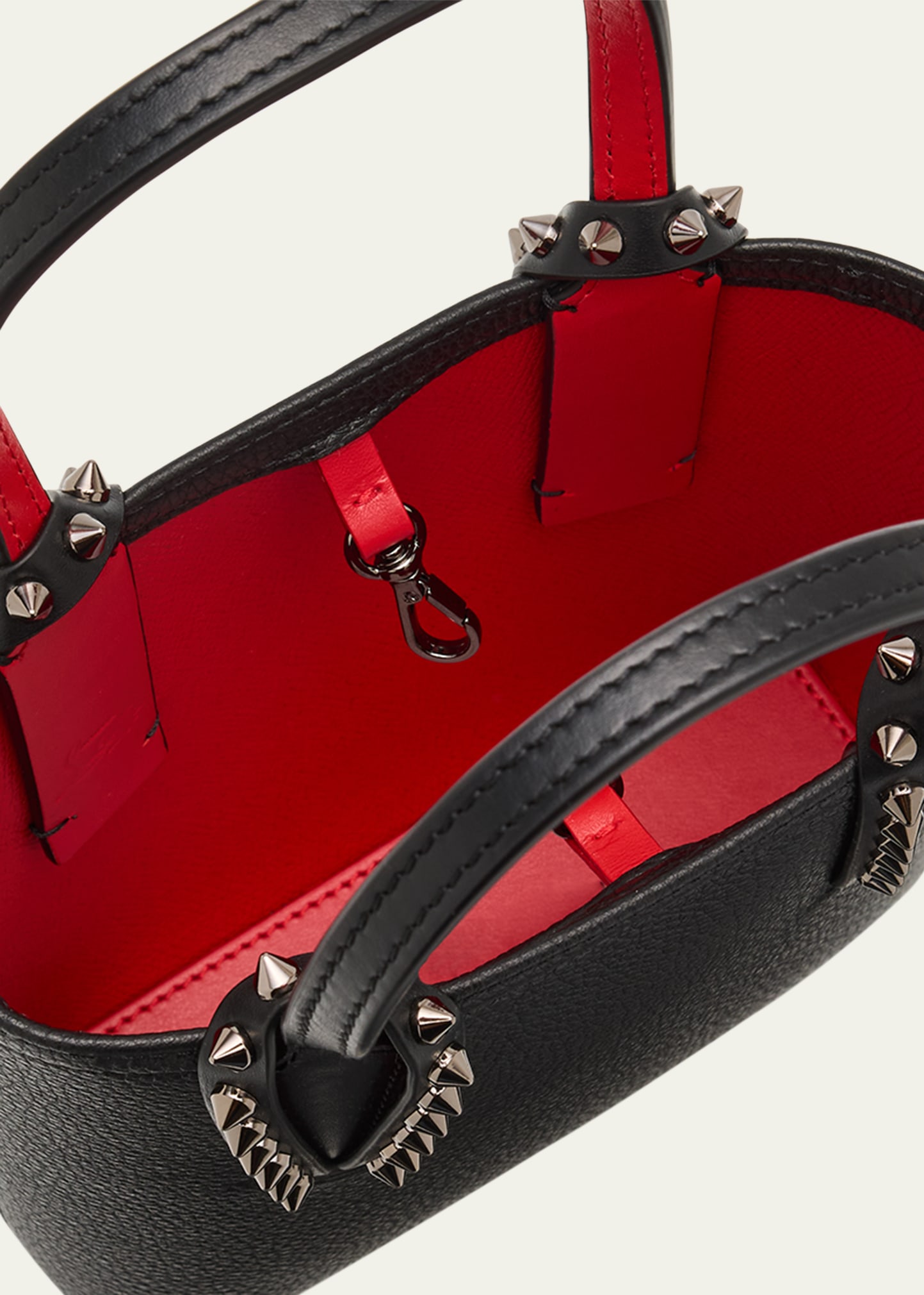 Christian Louboutin Cabata N/S Mini Tote in Grained Leather