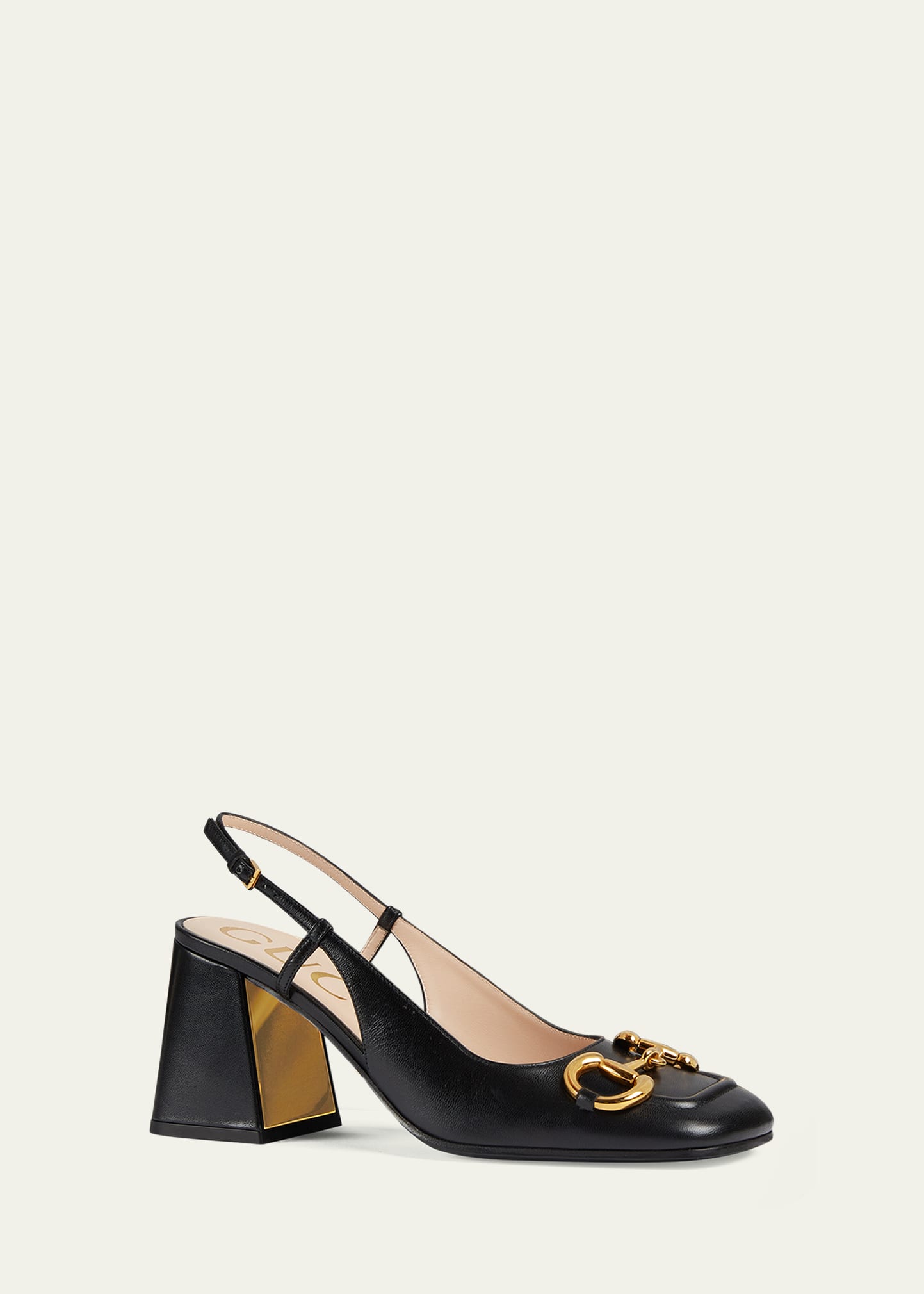 Gucci Baby Horse Bit Slingback Pumps - Bergdorf Goodman