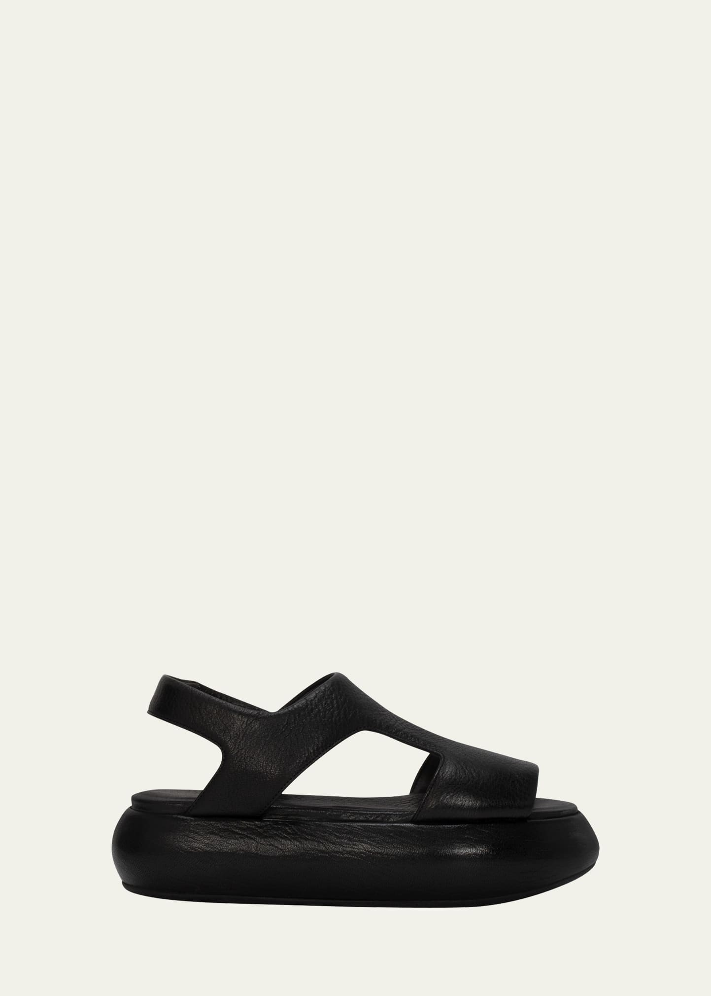 Marsell Leather Platform Slingback Sandals - Big Apple Buddy