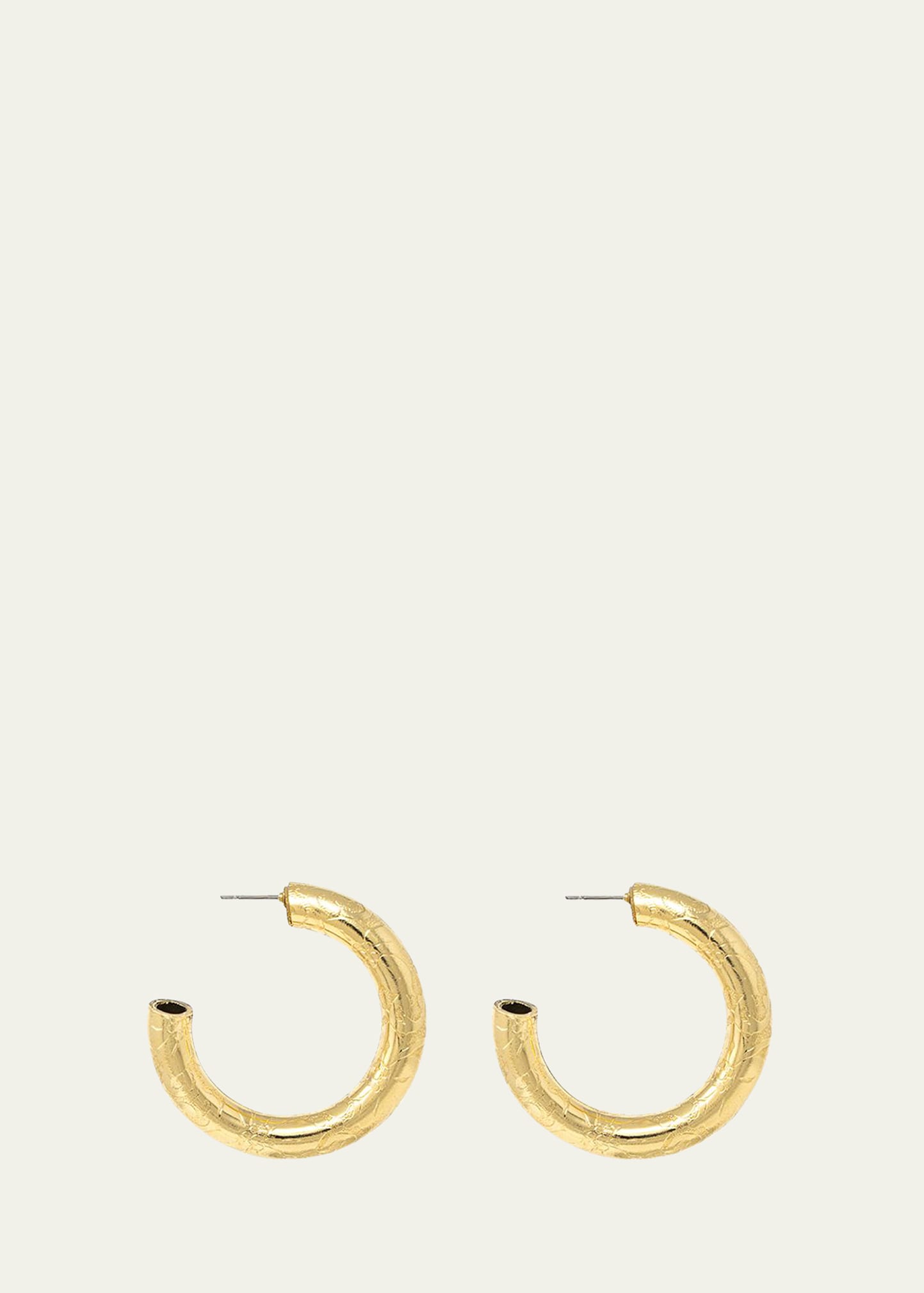 Ben-Amun Textured Hoop Earrings - Bergdorf Goodman