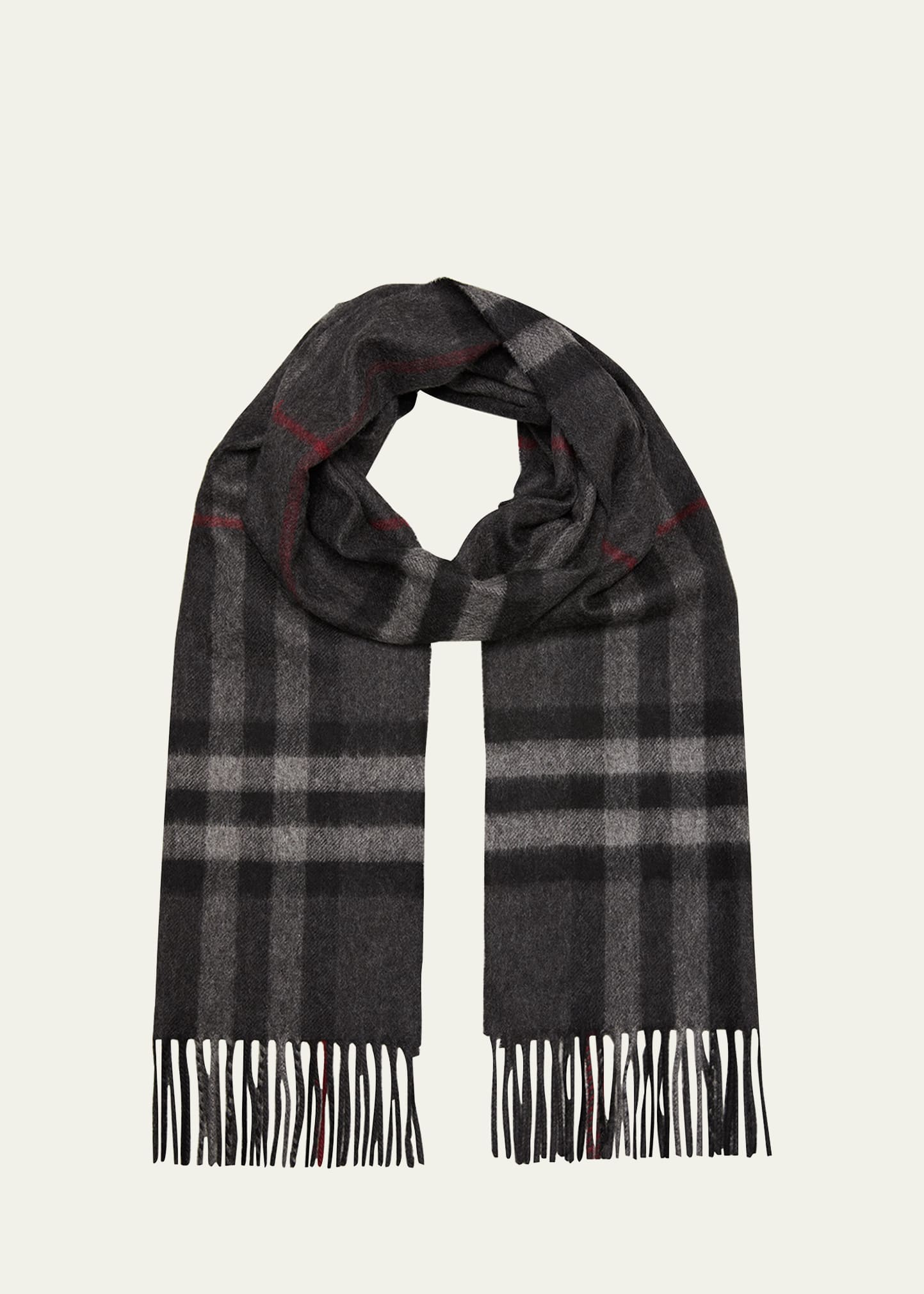 Burberry 'Check' Cashmere Scarf