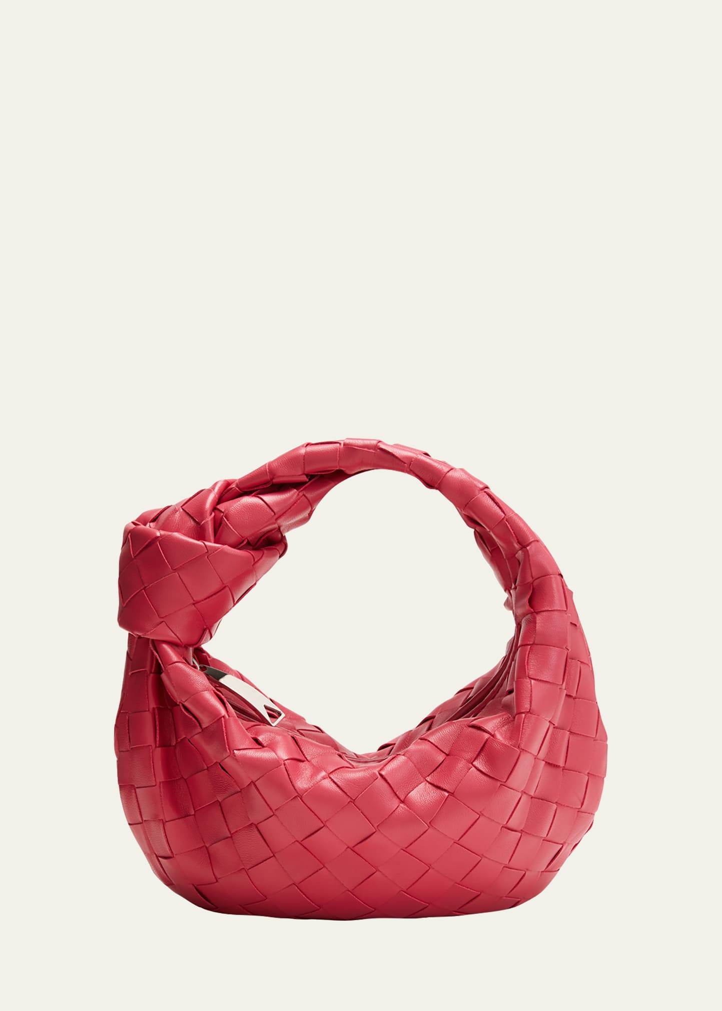 jodi mini intrecciato knot hobo bag