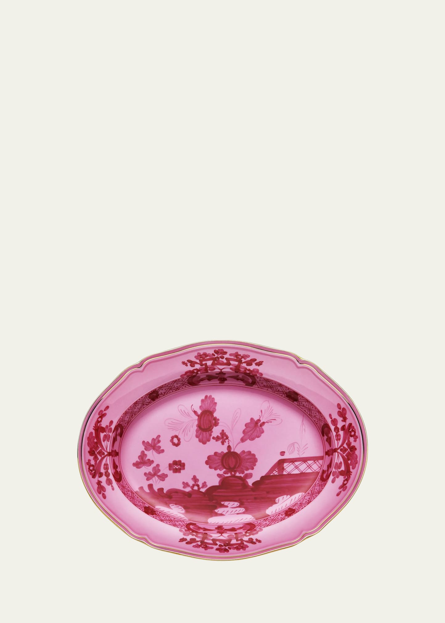 GINORI 1735 Oriente Italiano Oval Platter, Porpora - Bergdorf Goodman
