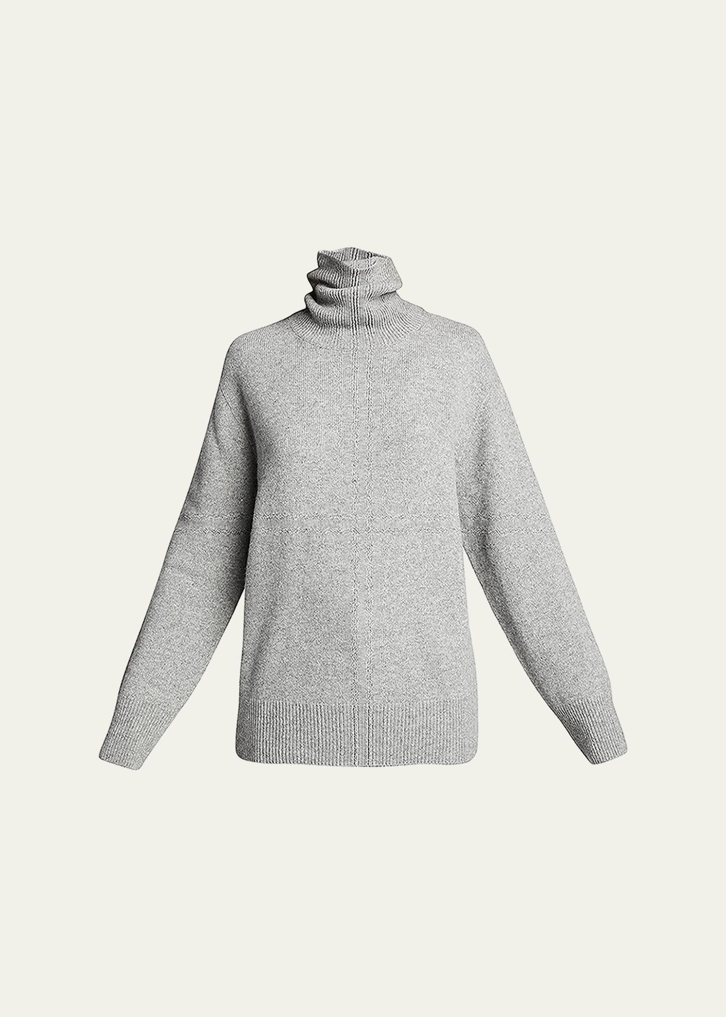 The Row Stepny Wool-Cashmere Turtleneck Top - Bergdorf Goodman