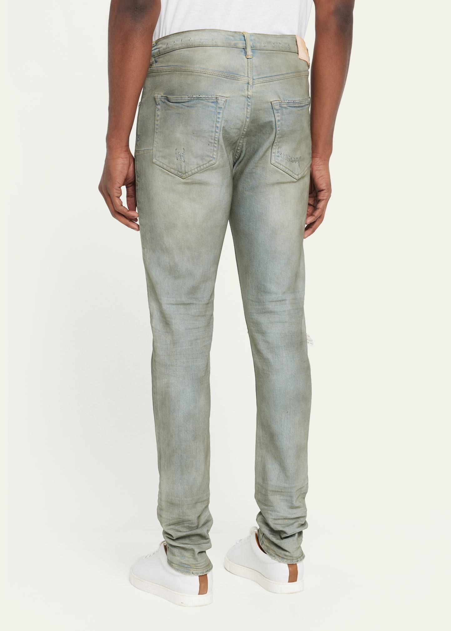 Jackson Mid Waist Wide Leg Denim Jeans - Dusty Smoke | One 