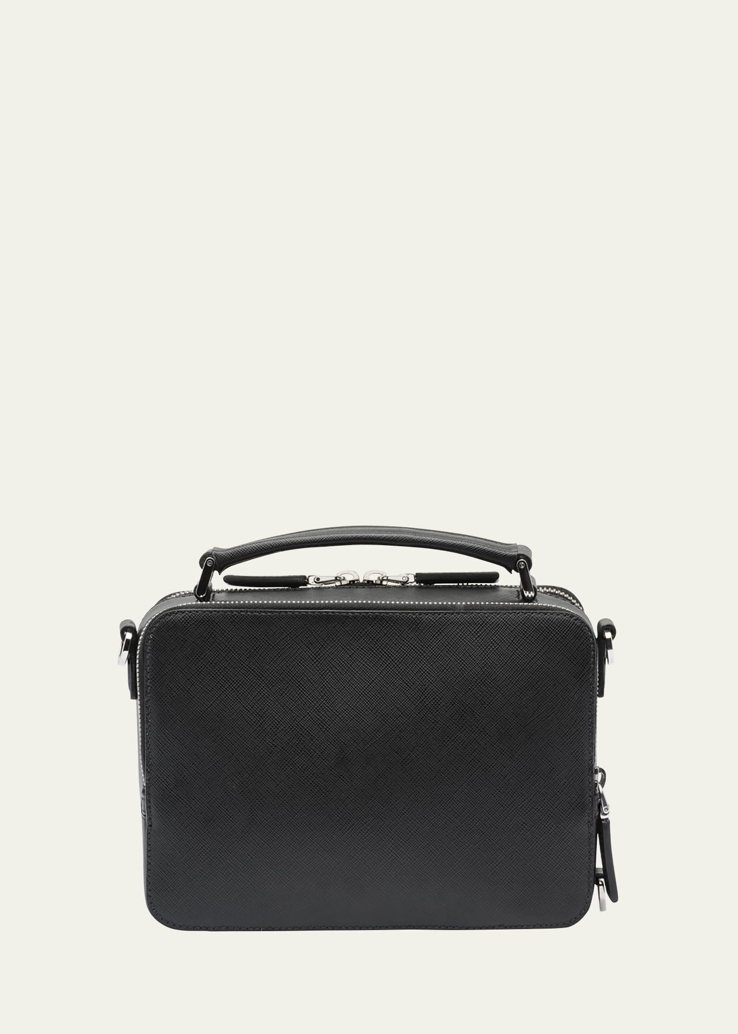 Prada Men's Saffiano Top-Handle/Crossbody Bag - Bergdorf Goodman