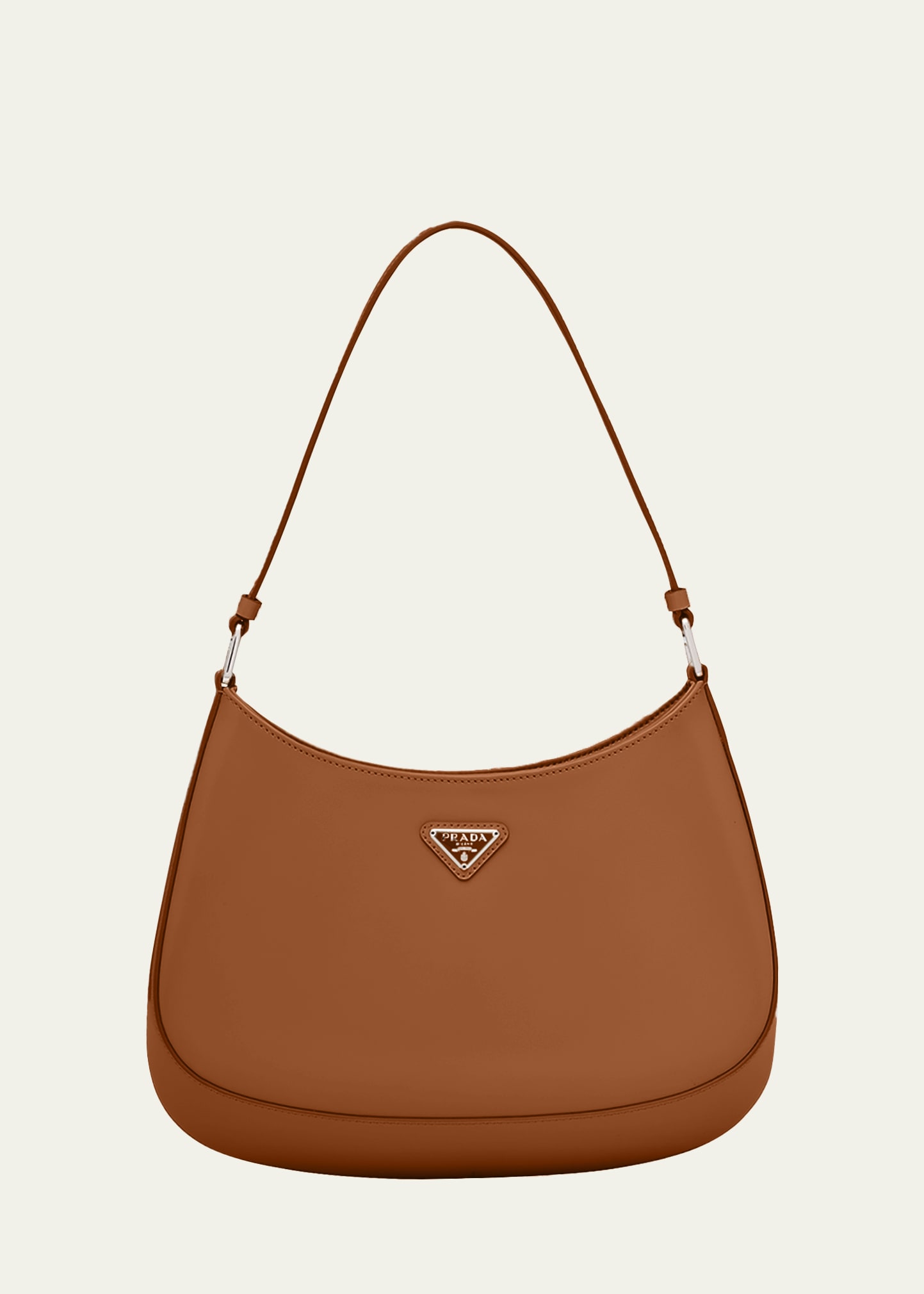 Prada Cleo Crystal Logo Hobo Bag - Bergdorf Goodman