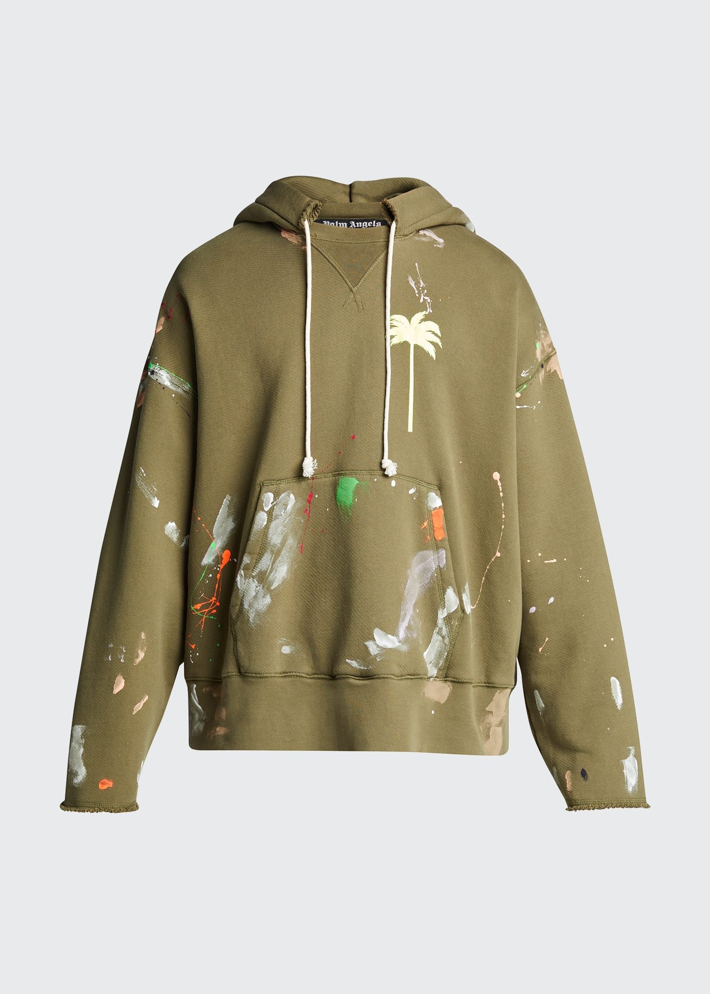 Palm Angels Men s PXP Painted Raw Cut Hoodie