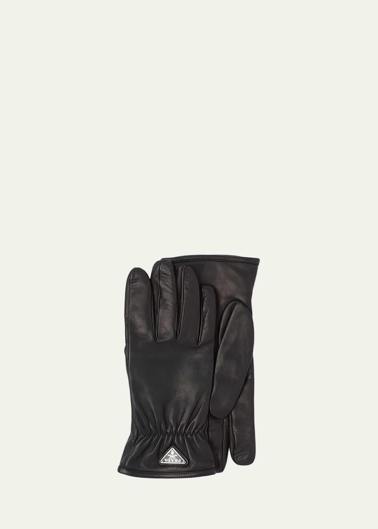 Prada on sale leather gloves