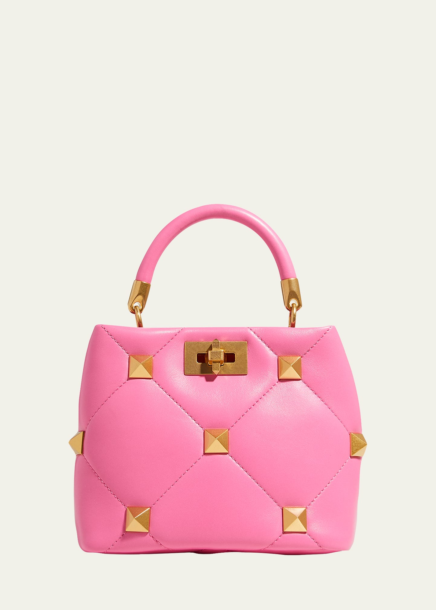 Valentino Garavani Roman Stud Medium Quilted Chain Shoulder Bag