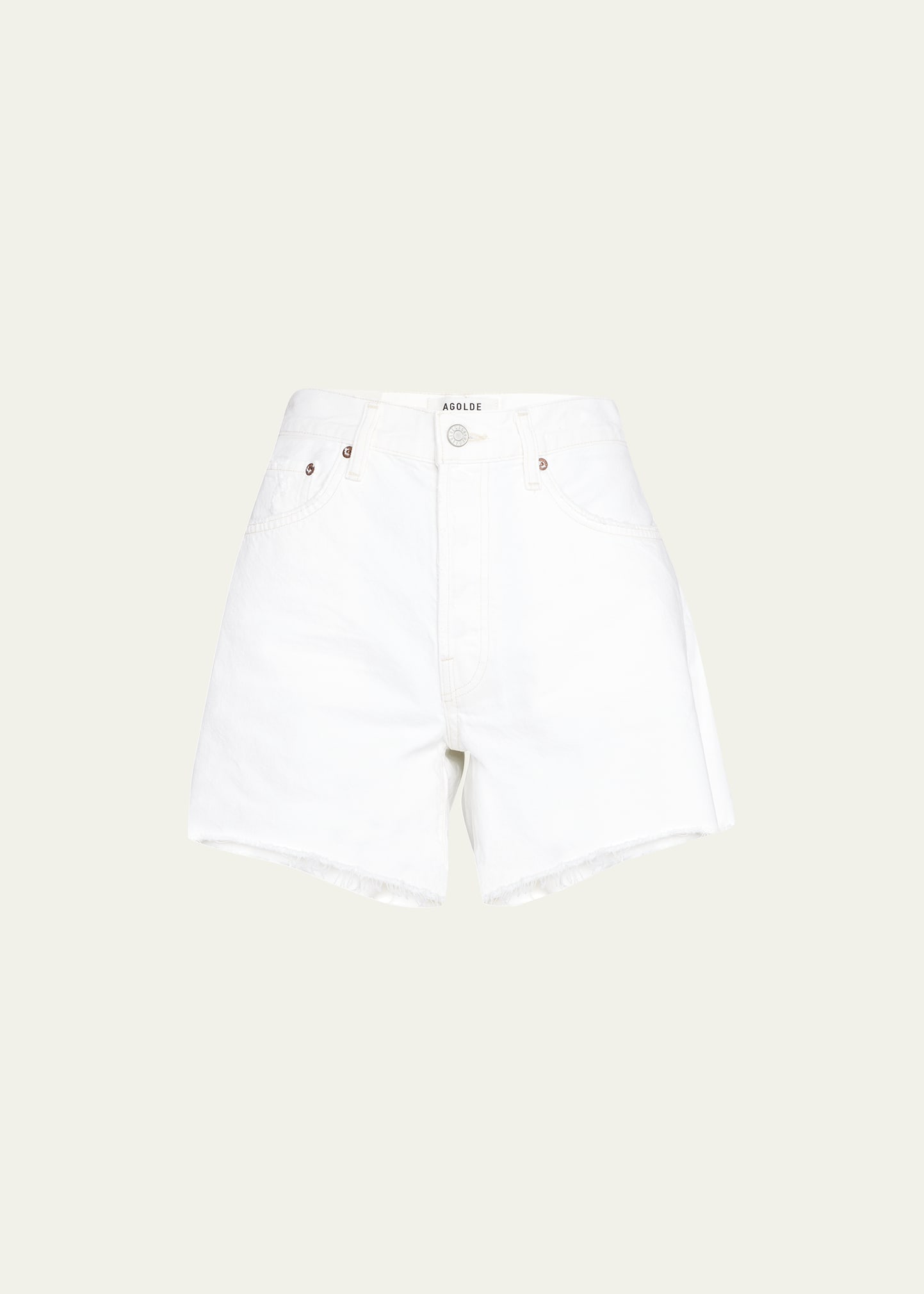 Miu Miu Logo Gabardine Low-Waist Bermuda Shorts - Bergdorf Goodman