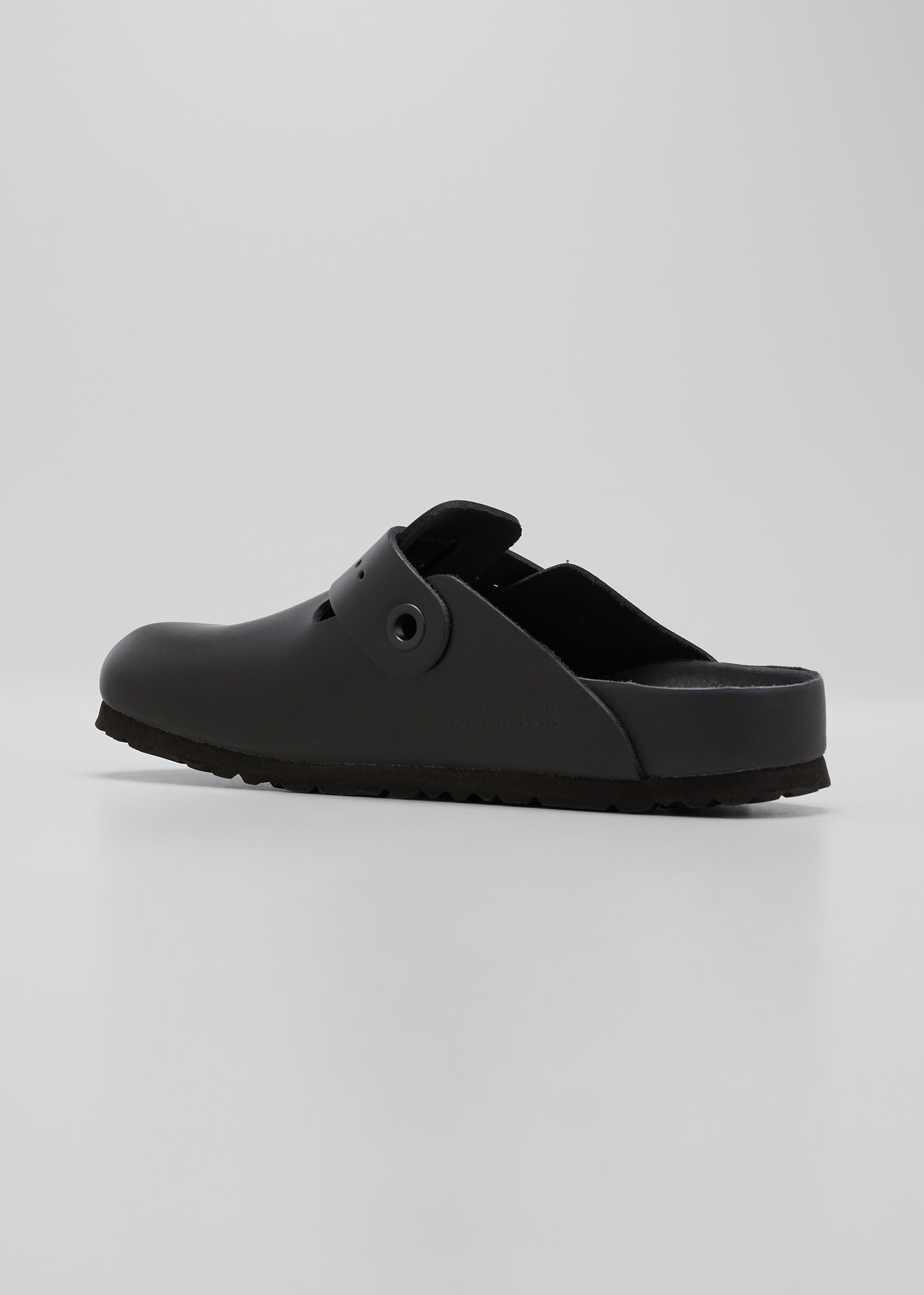 Rick Owens x Birkenstock Men's Boston Leather Slide Clogs
