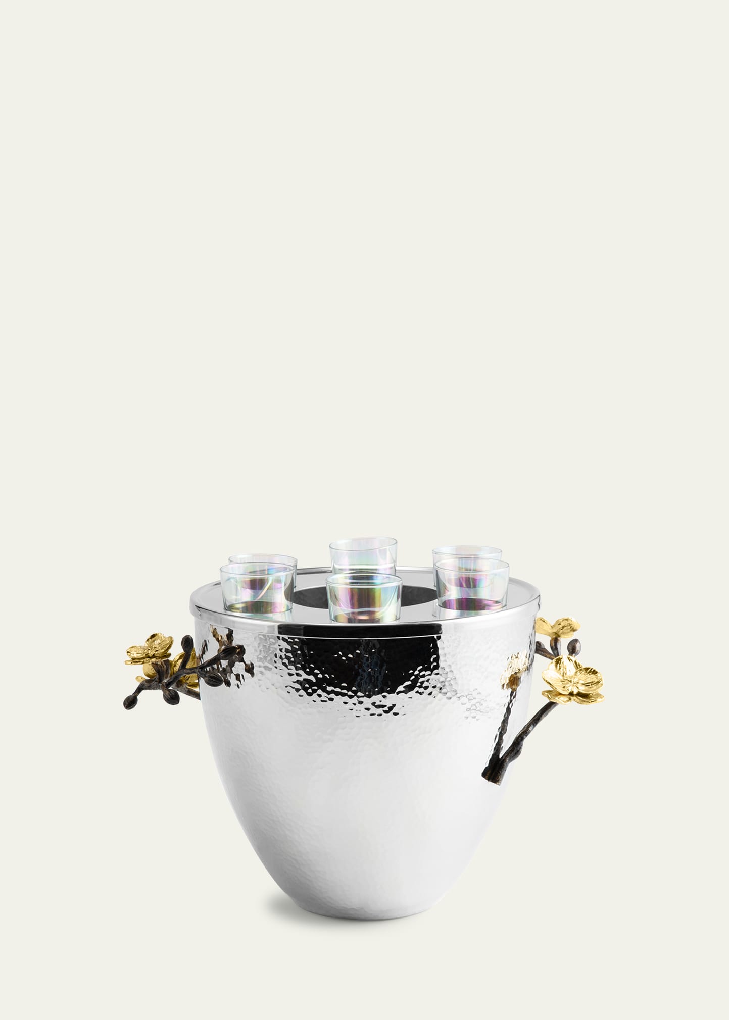 Michael Aram Gold Orchid Vodka Service - Bergdorf Goodman