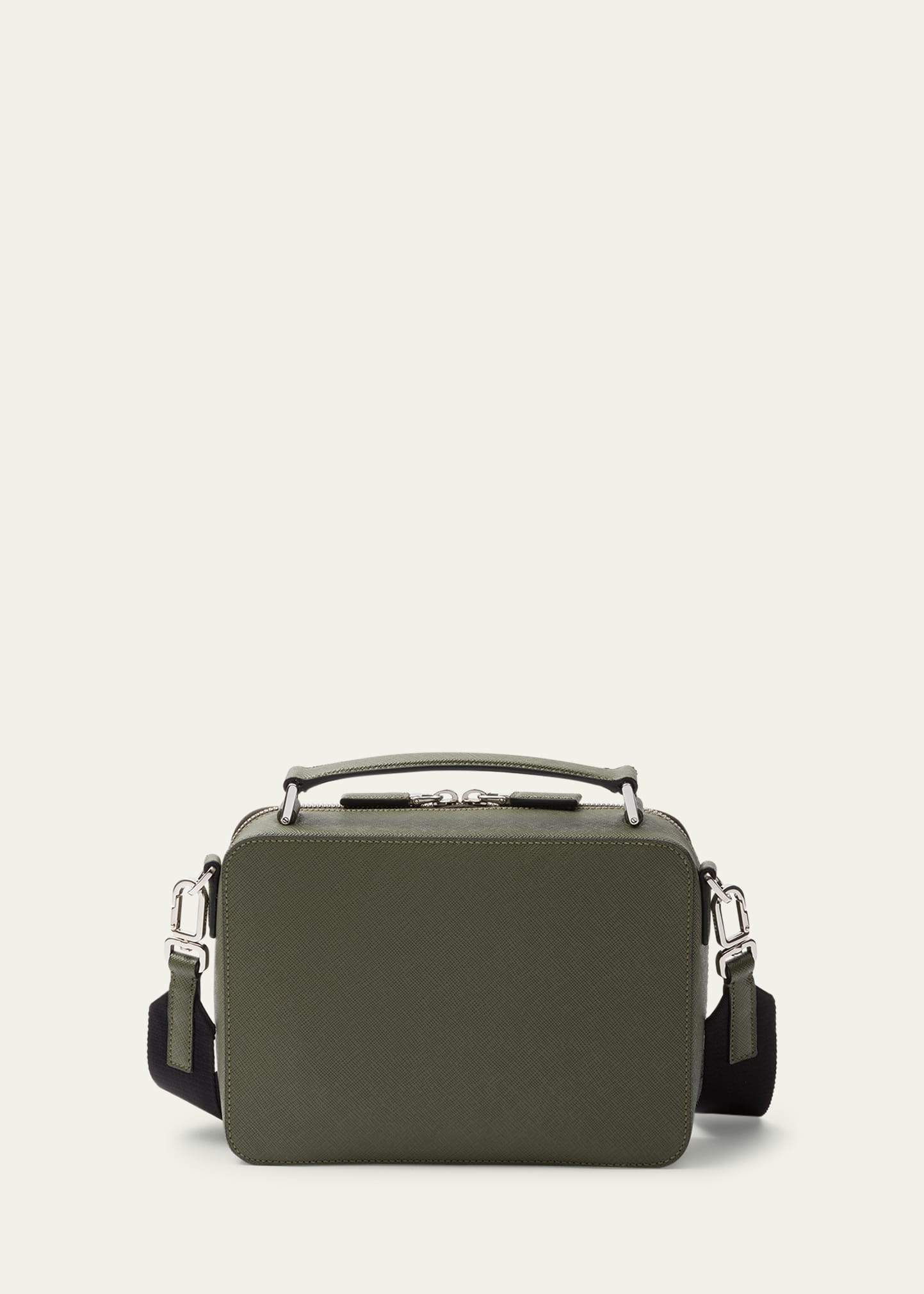 【大人気完売品】litmus her praha croud bag Prada Men's Saffiano Leather Crossbody Bag with Pouch