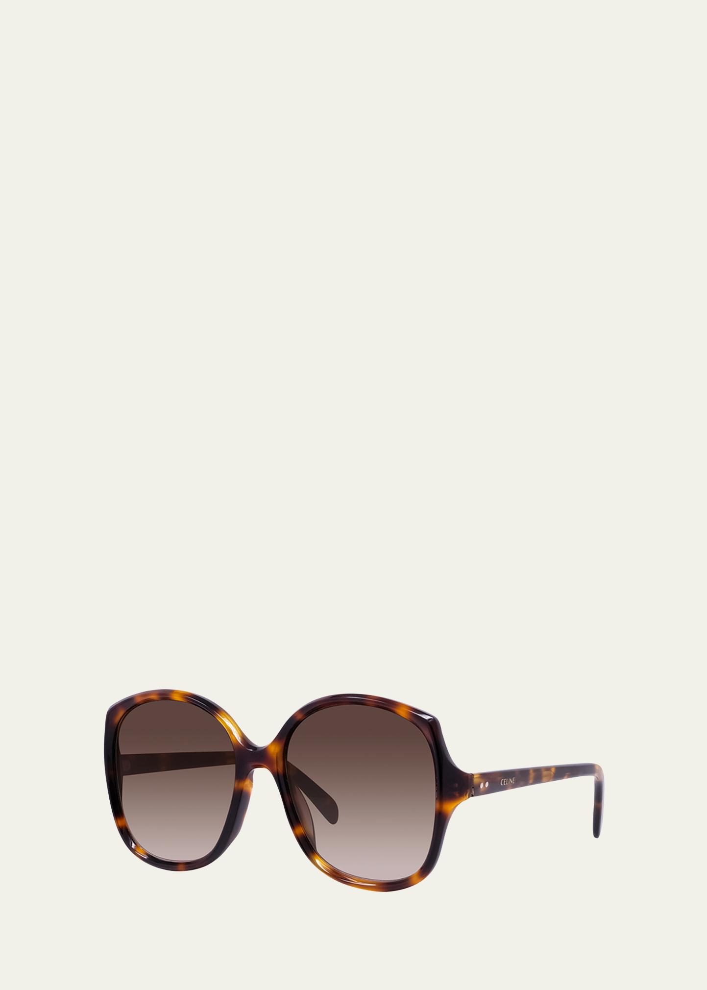 Celine Oversized Square Acetate Sunglasses - Bergdorf Goodman