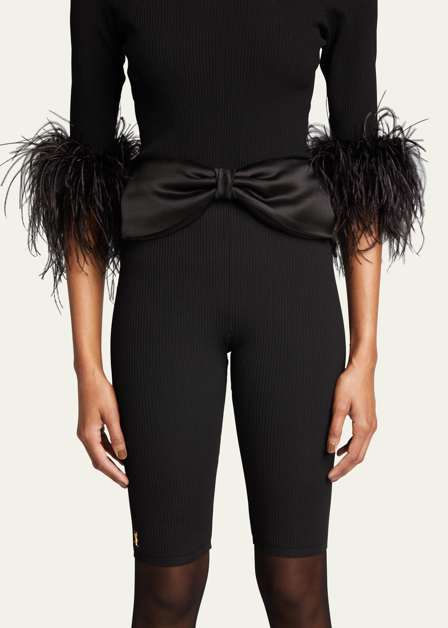 NWT Saint Laurent Smoking Satin Knot Bow Belt Saint Laurent - Silk cummerbund Saint Laurent main image 2